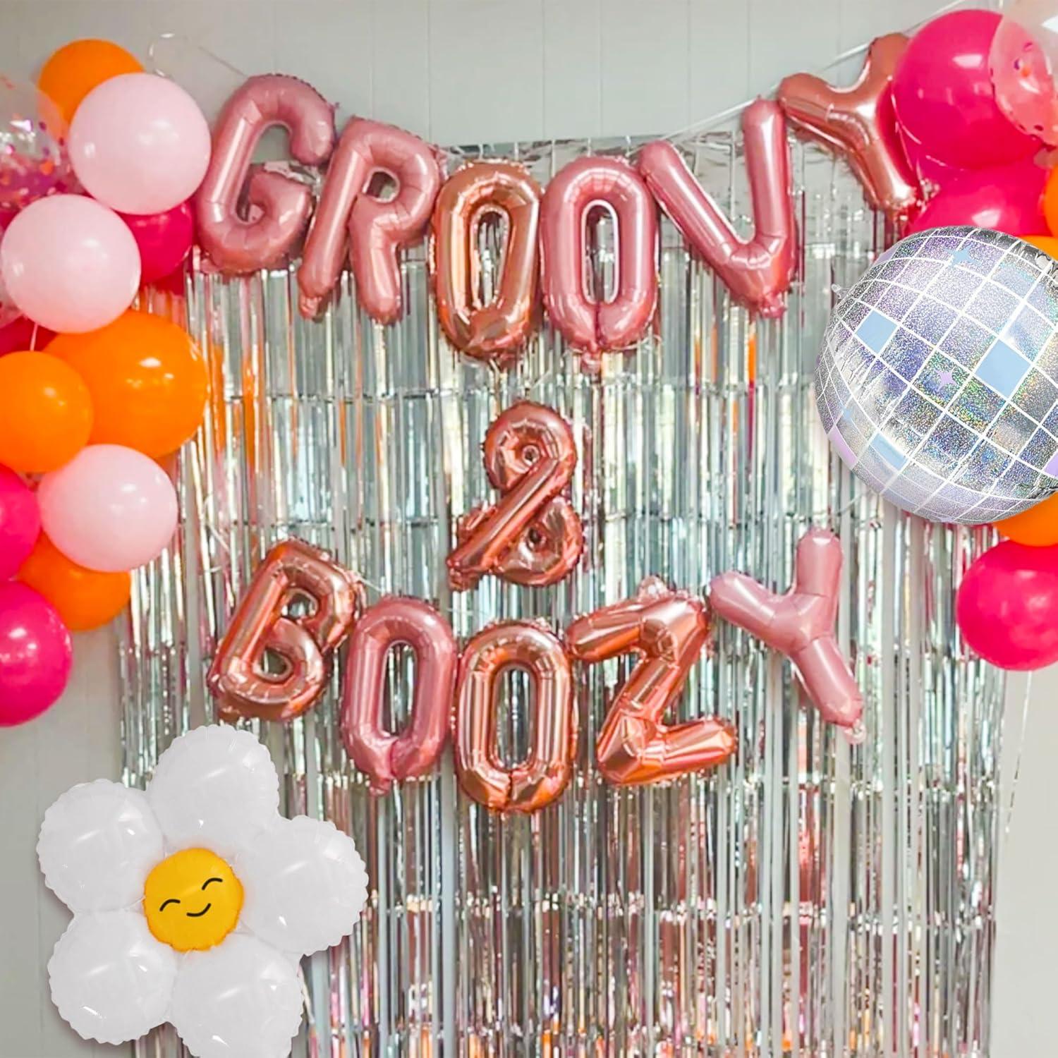 Globos Groovy JeVenis para Fiesta de Despedida de Soltera