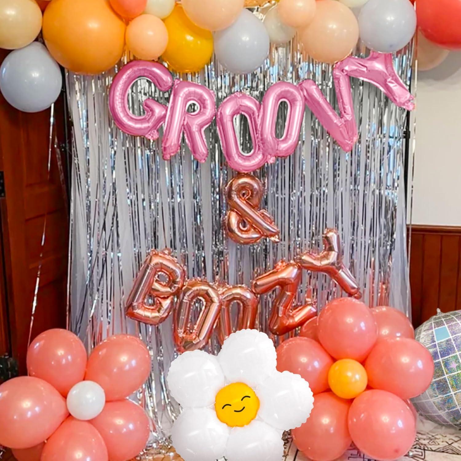 Globos Groovy JeVenis para Fiesta de Despedida de Soltera