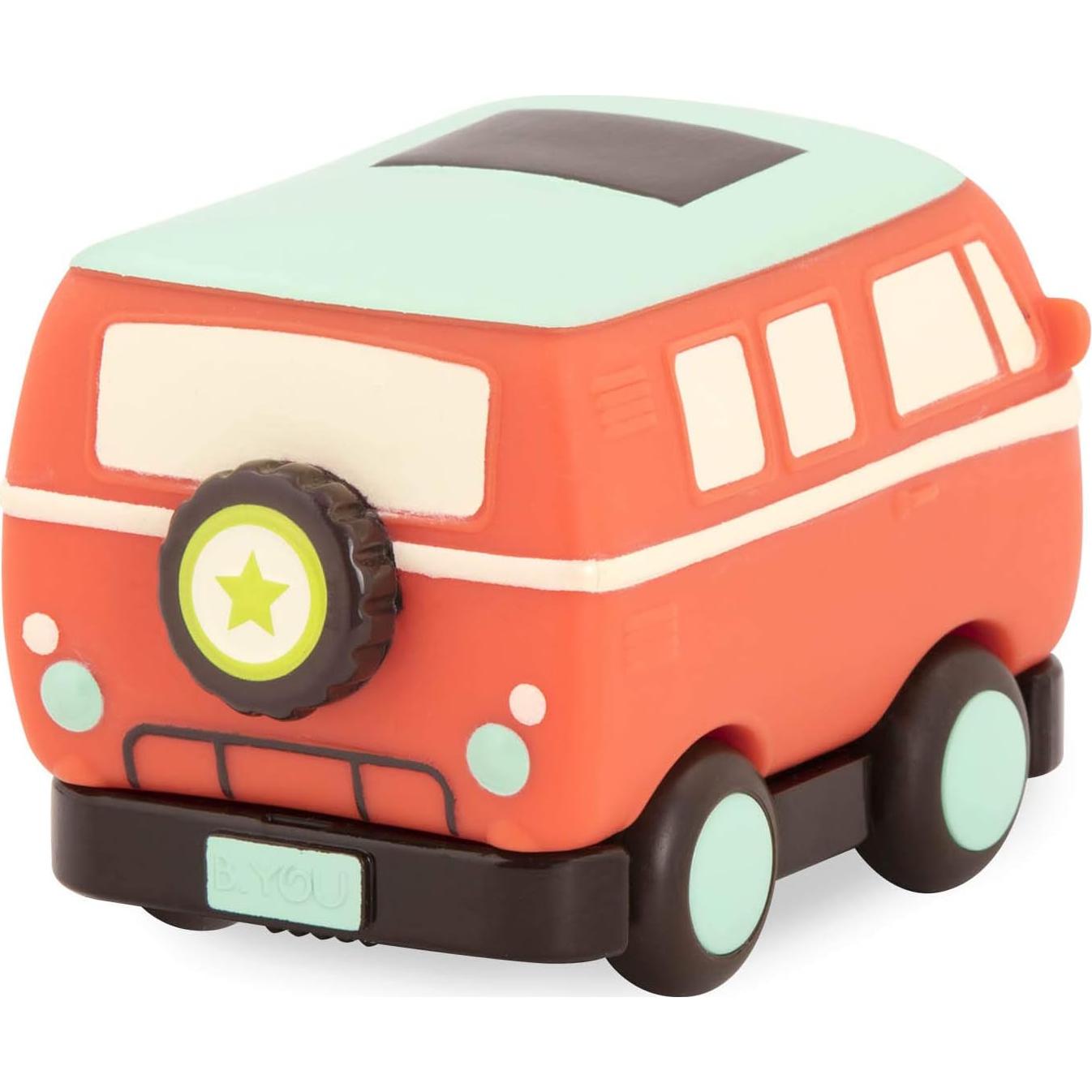 Set de Mini Vehículos de Retroceso B. Toys - 3 Coches 9 cm