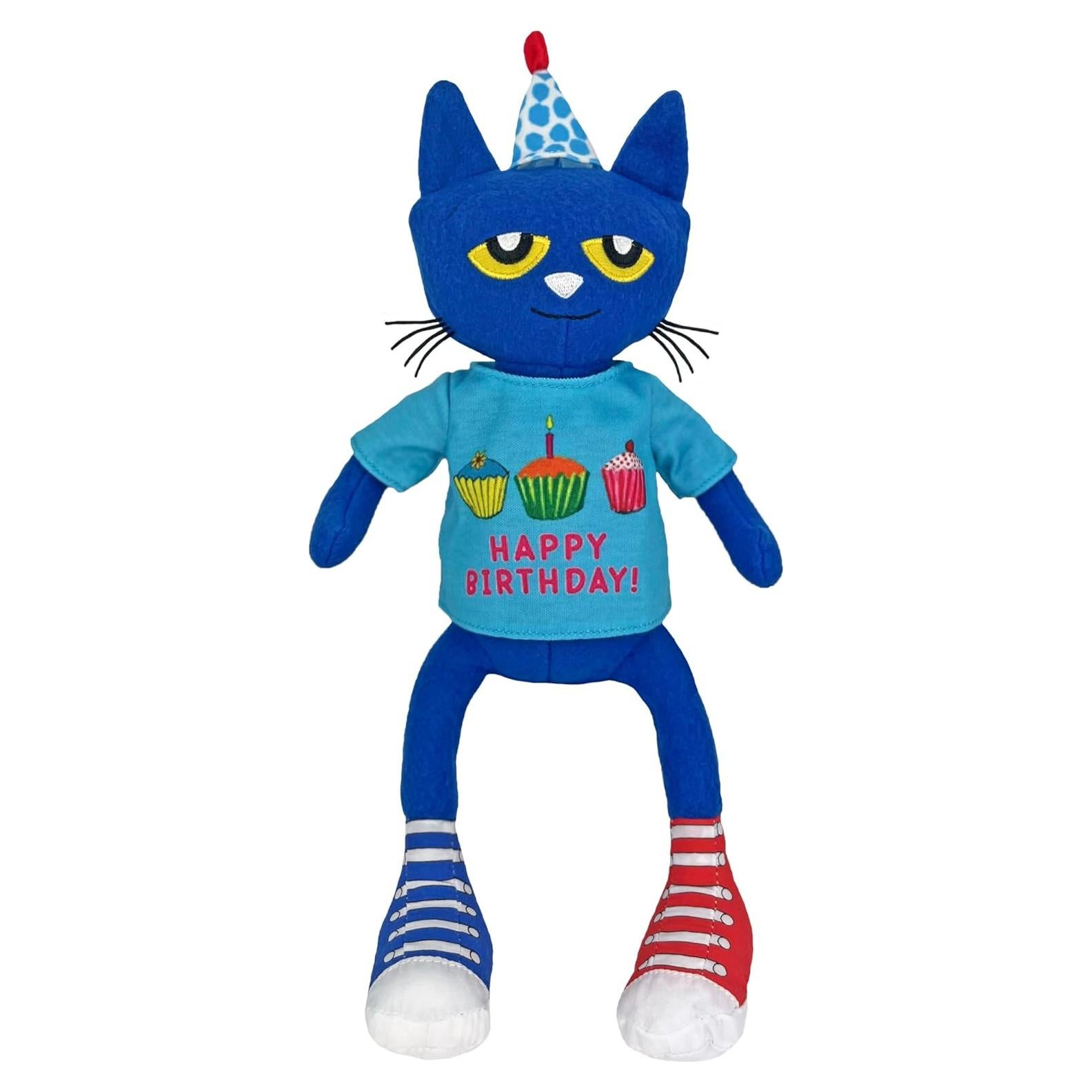 Peluche Pete el Gato Fiesta de Cumpleaños 35.56 cm MerryMakers