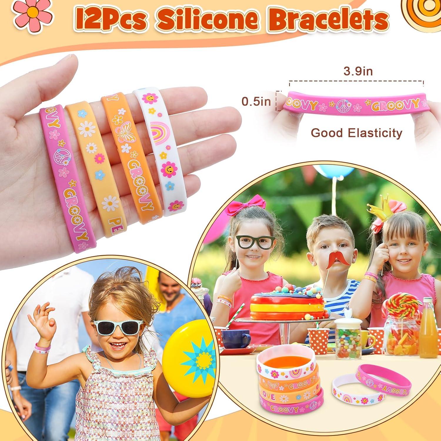 Winrayk 110 Piezas Suministros Fiesta Retro Hippie Boho