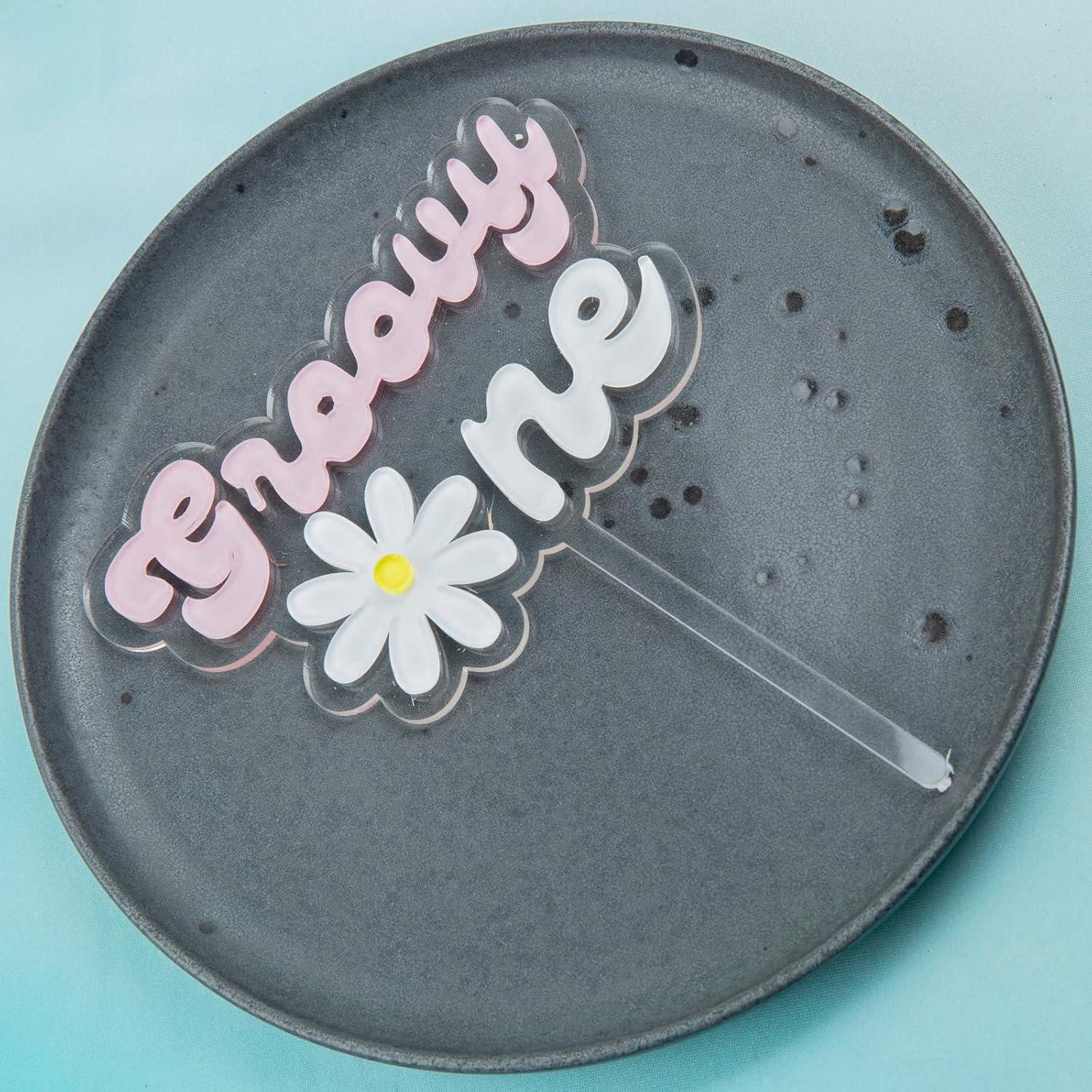 Topper de Pastel Groovy Daisy 14x17.3cm Lintran