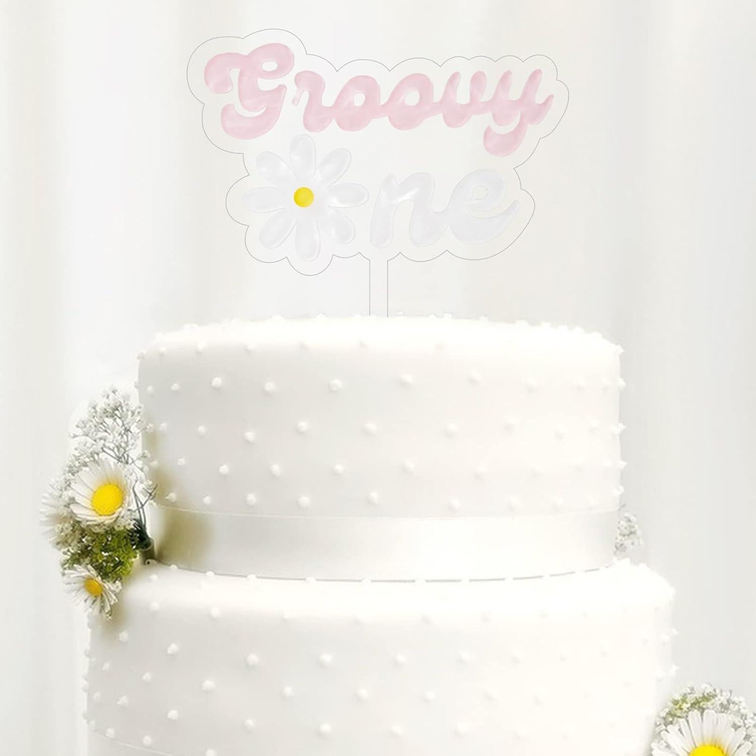 Topper de Pastel Groovy Daisy 14x17.3cm Lintran