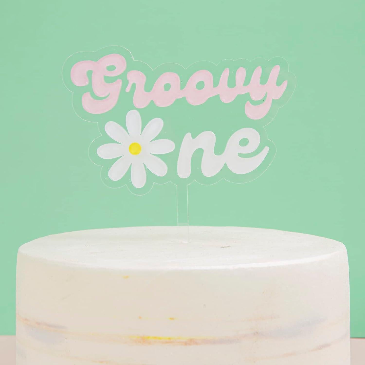 Topper de Pastel Groovy Daisy 14x17.3cm Lintran