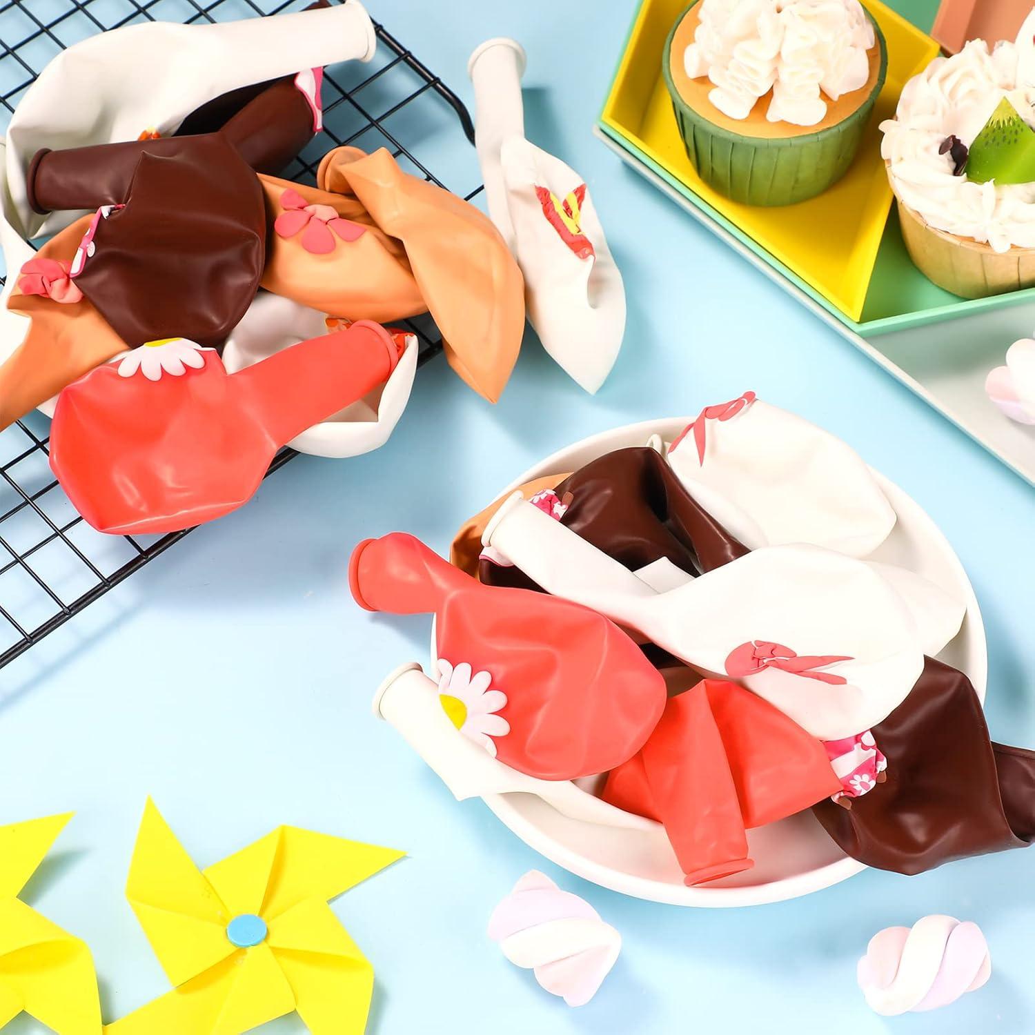 Kit de 45 Globos Groovy Retro Aoriher para Fiestas