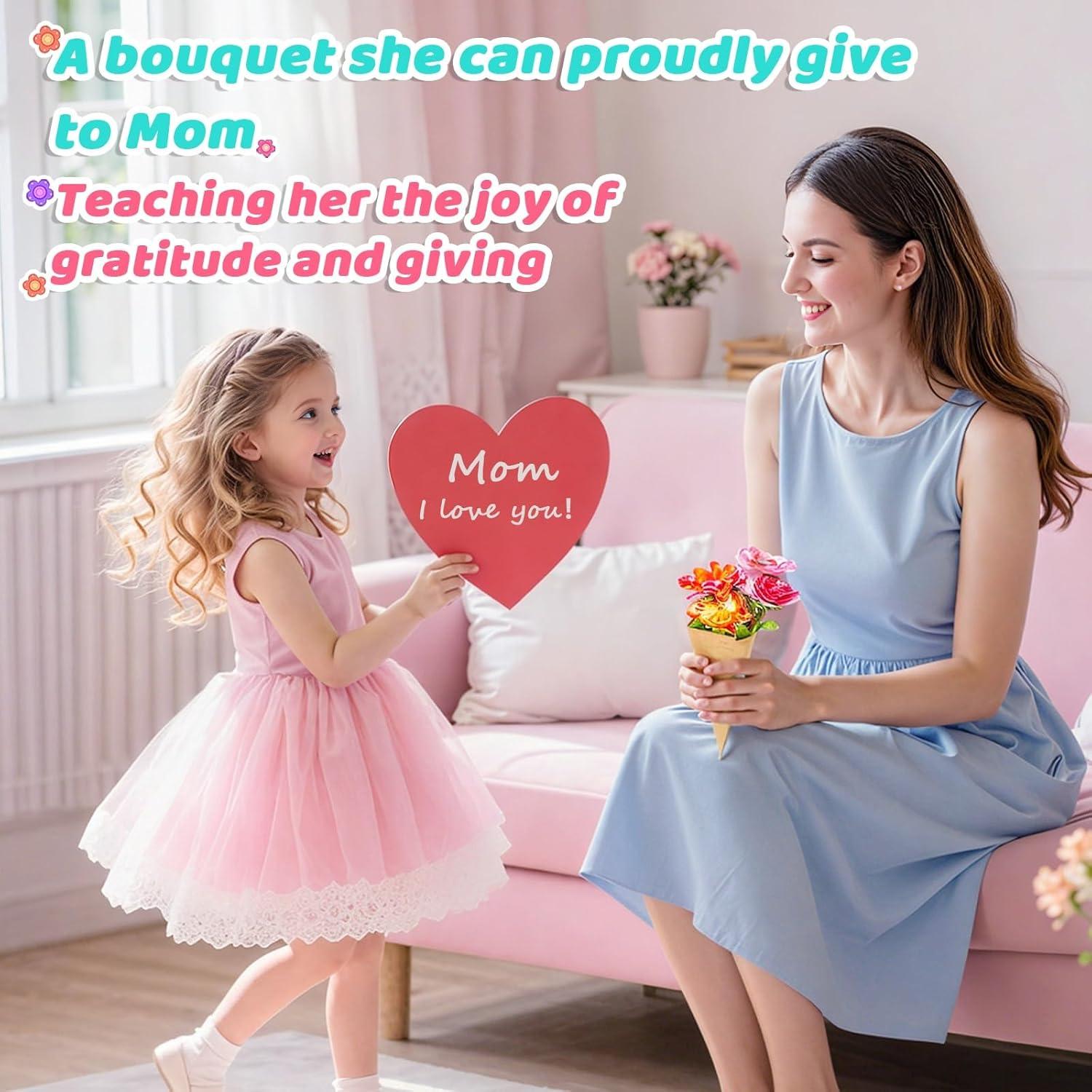 Kit de Juguete DIY para Hacer Ramos de Flores TOGGOT