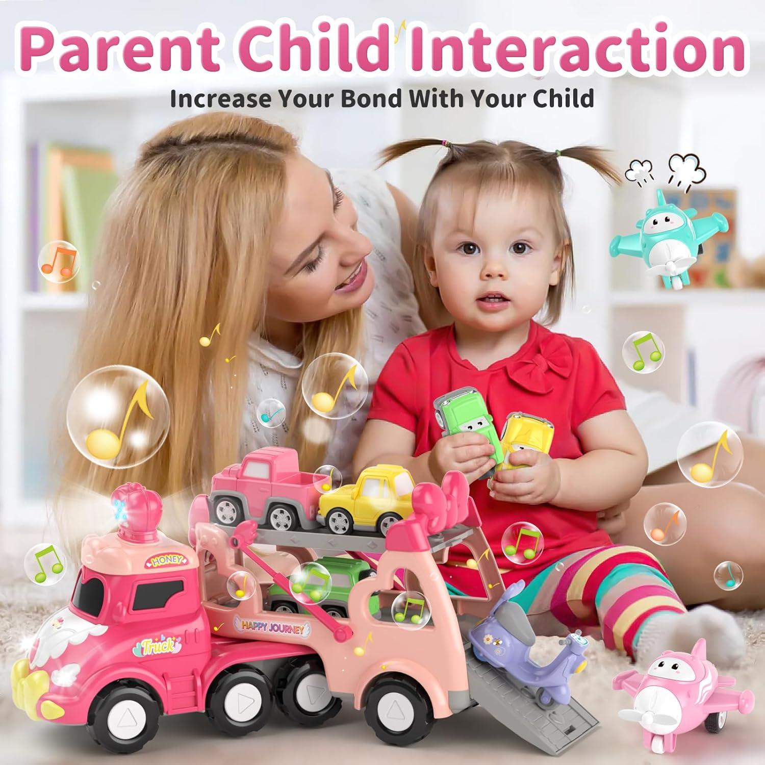 Camión Transportador 7-en-1 Usrela para Niñas 1-3 Años