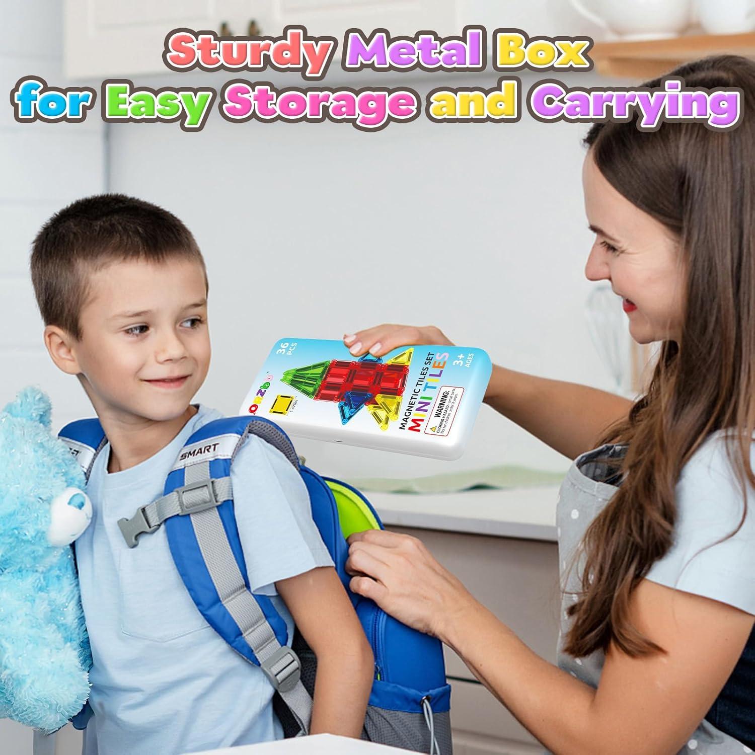 Juego de Azulejos Magnéticos Mini ORZbb - 36 Piezas para Niños