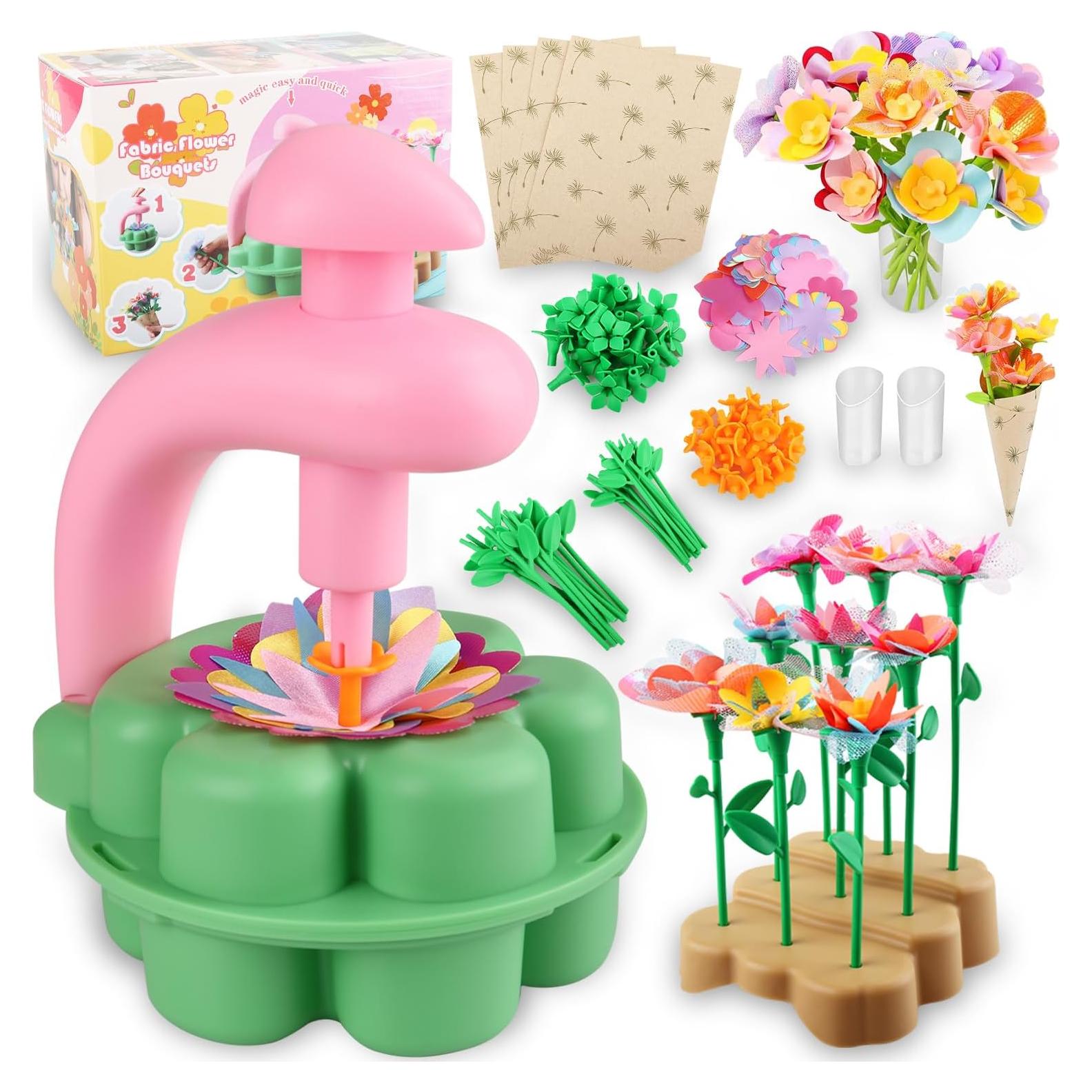 Kit de Manualidades INKZOO Ramos de Flores de Tela DIY