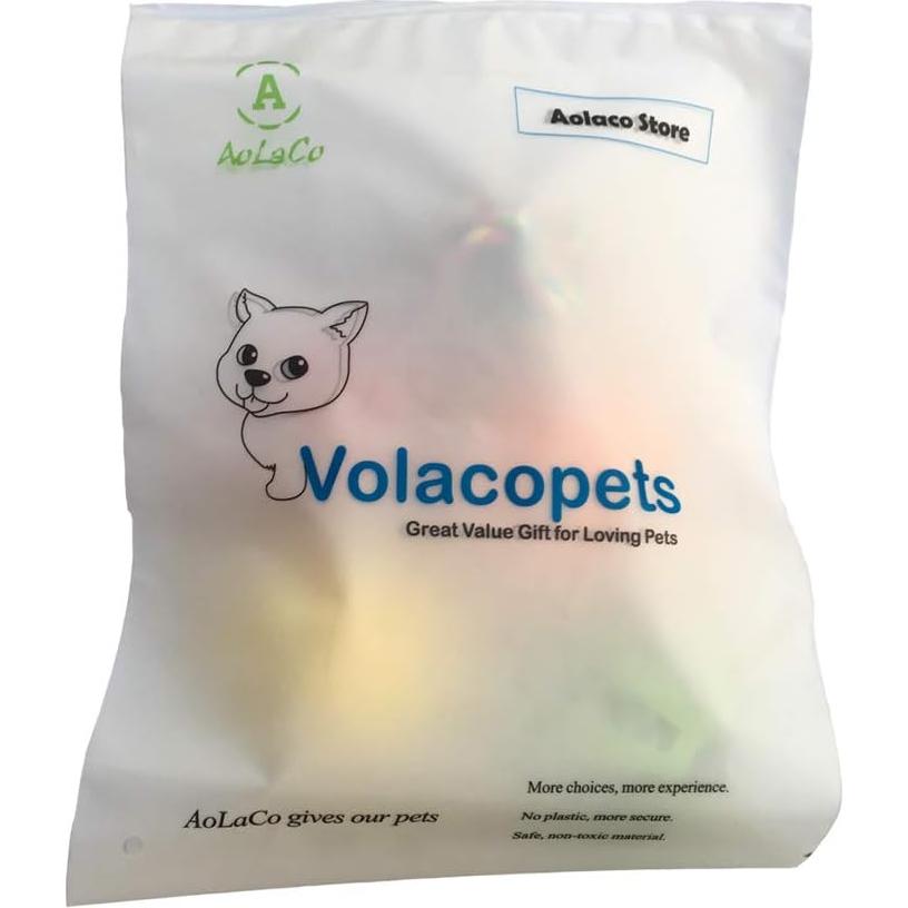 Juguetes para cachorros Volacopets - Masticar y chirriar, 5 piezas