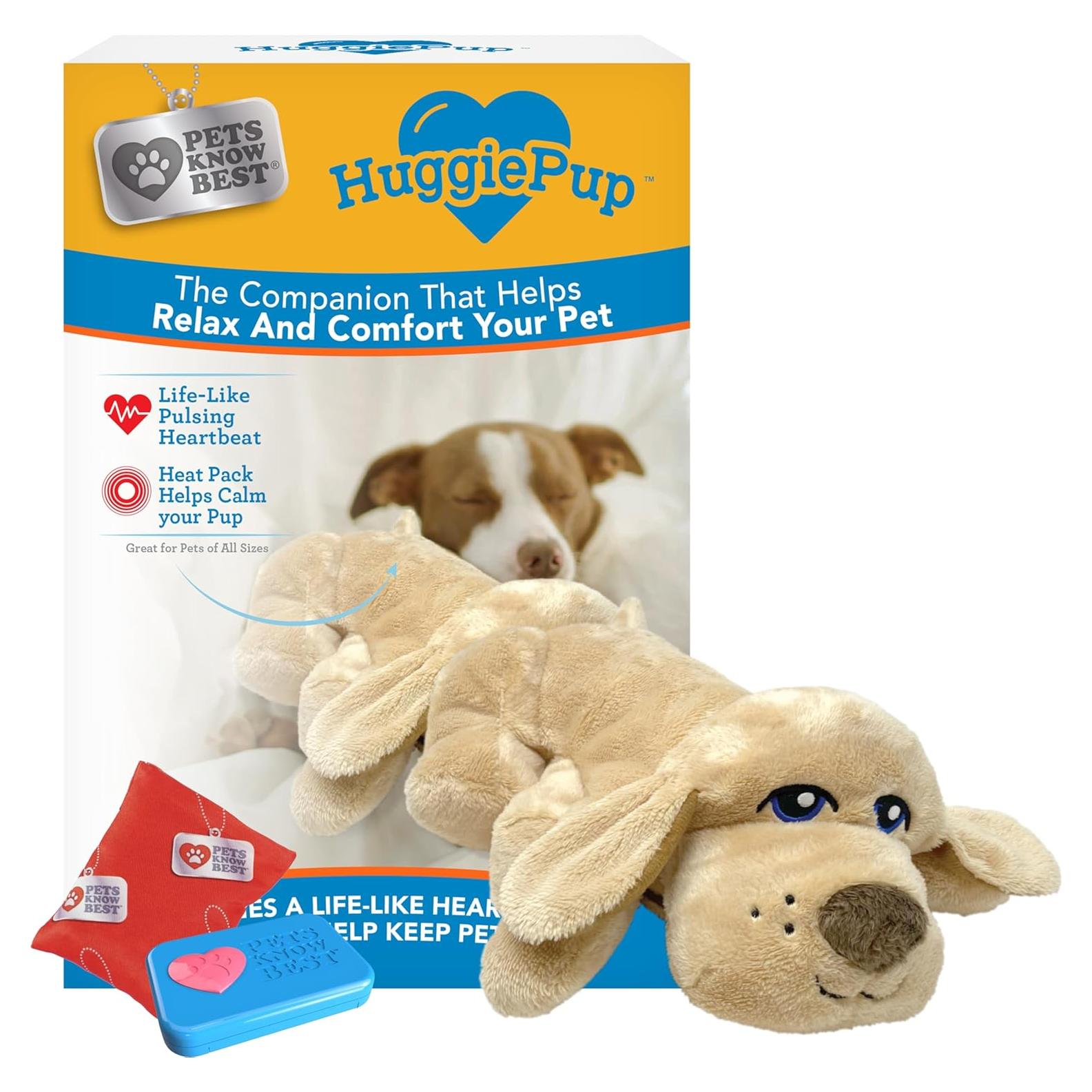 HuggiePup Dorado | Compañero de Confort para Perros y Cachorros