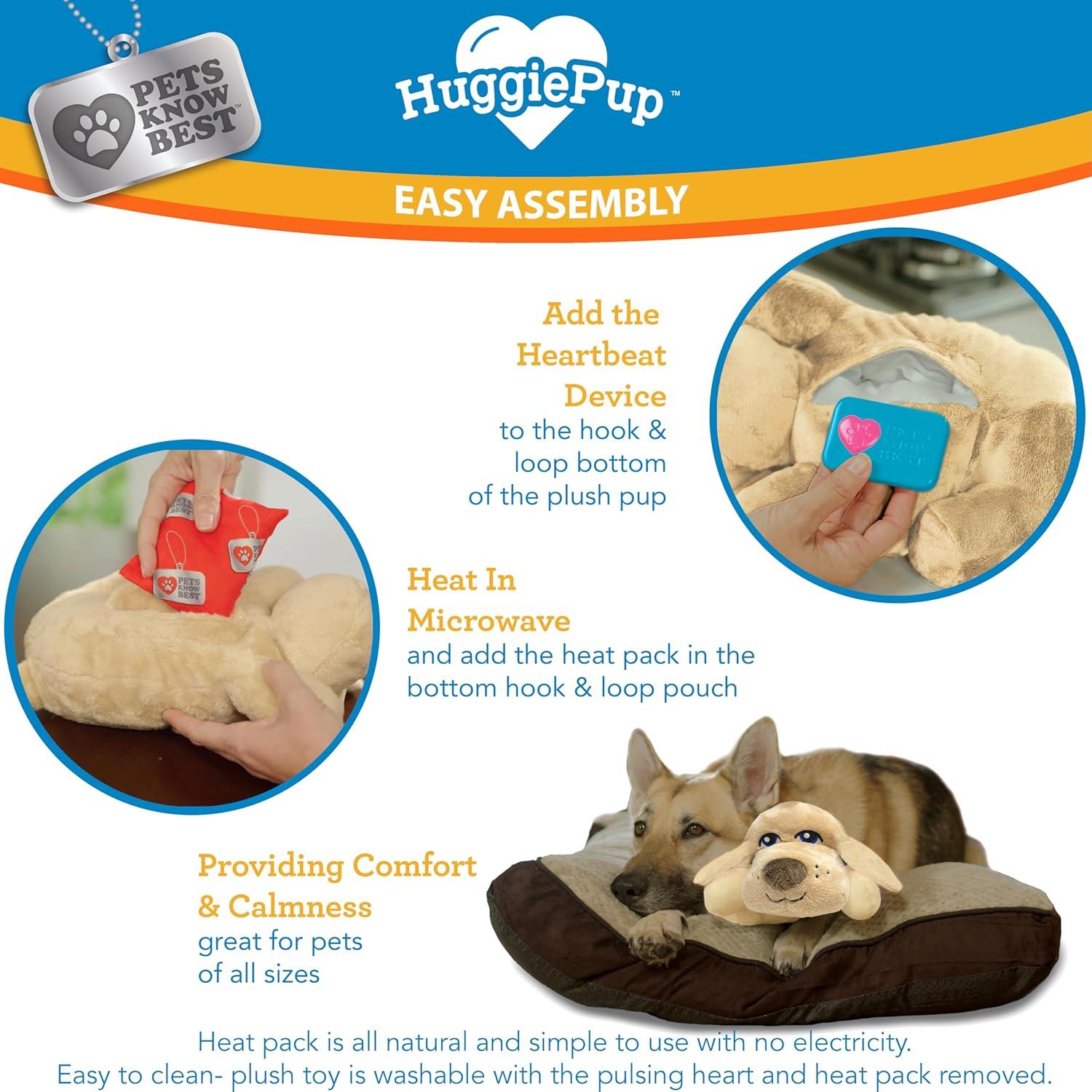 HuggiePup Dorado | Compañero de Confort para Perros y Cachorros