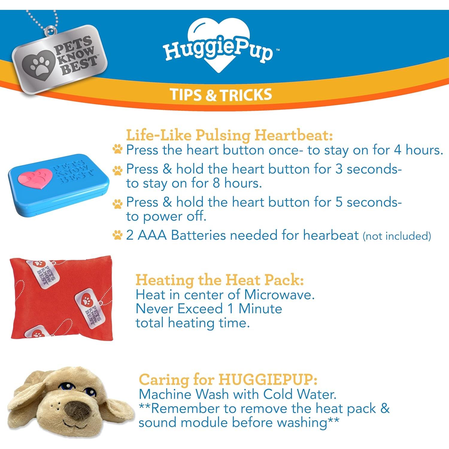 HuggiePup Dorado | Compañero de Confort para Perros y Cachorros