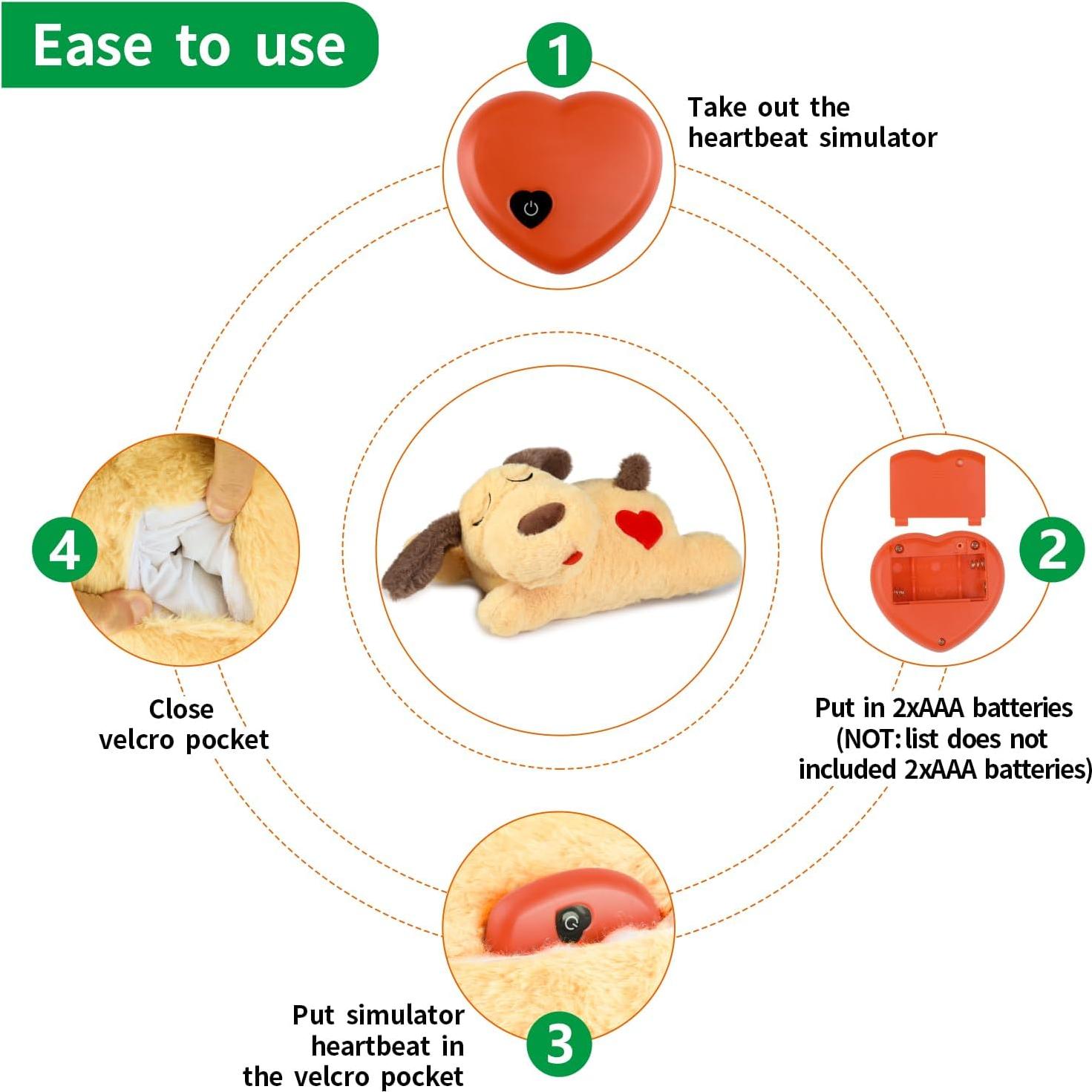 Juguete de Cachorro con Latido Beverly Shark Amarillo 33x12.7cm