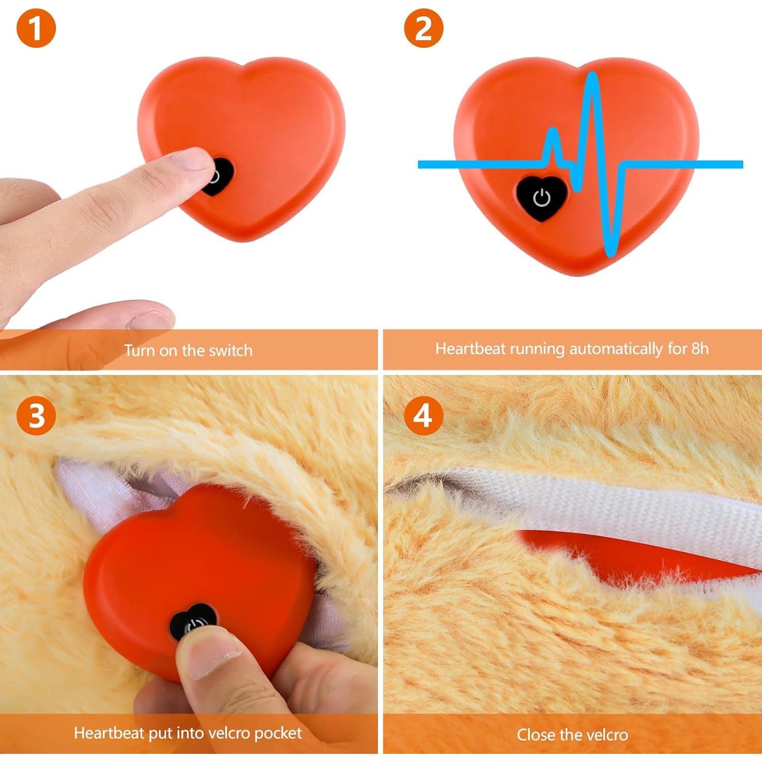 Juguete de Cachorro con Latido Beverly Shark Amarillo 33x12.7cm