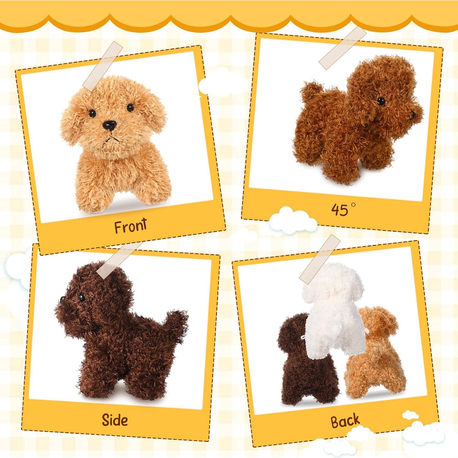 Mini Perros de Peluche Liliful 50 Pcs Multicolor 11.94 cm