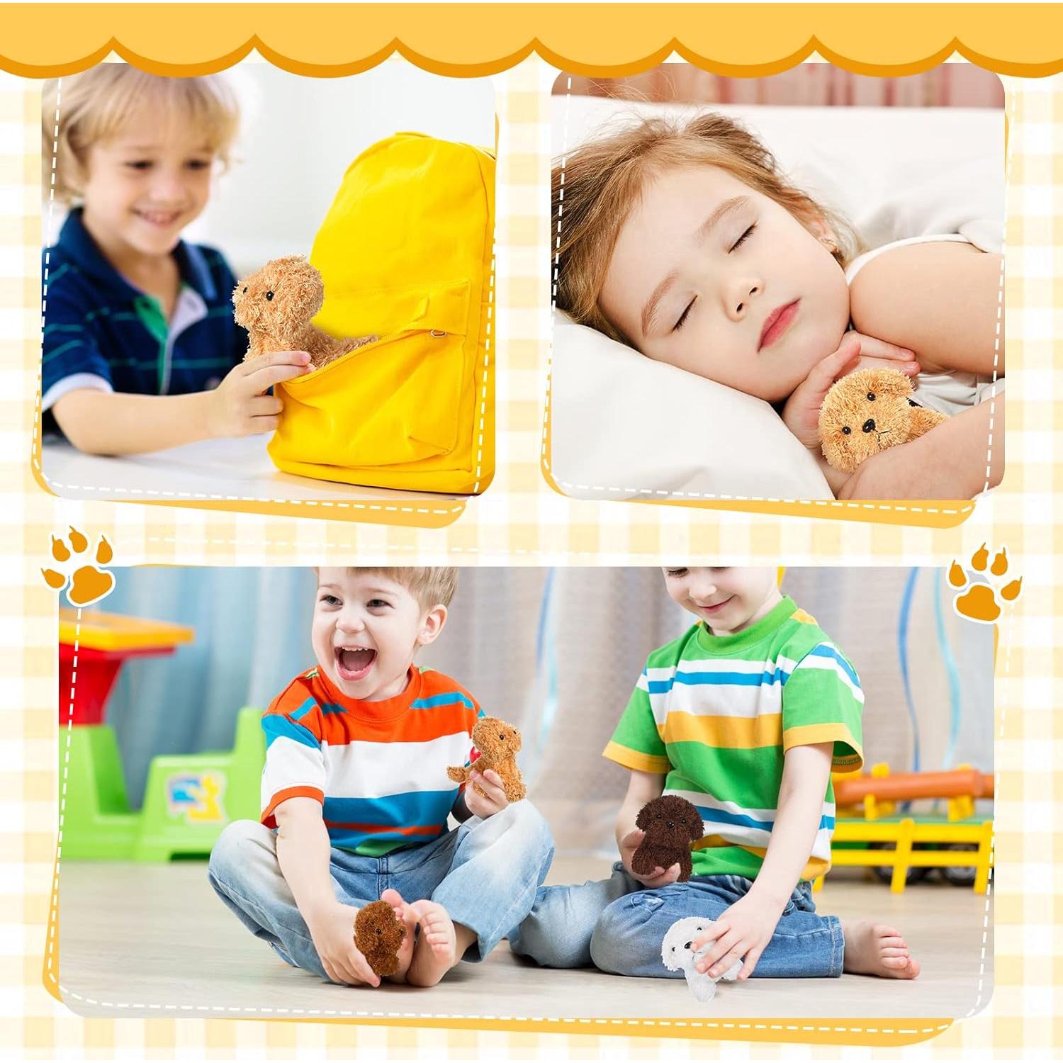 Mini Perros de Peluche Liliful 50 Pcs Multicolor 11.94 cm