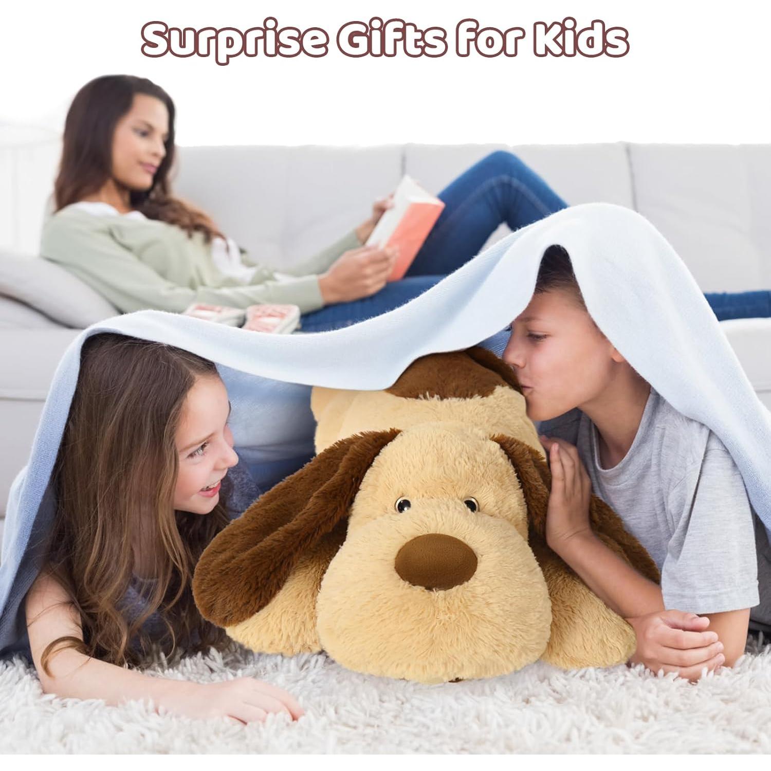 Perro de Peluche Gigante MorisMos 81 cm con Peso 2.27 kg