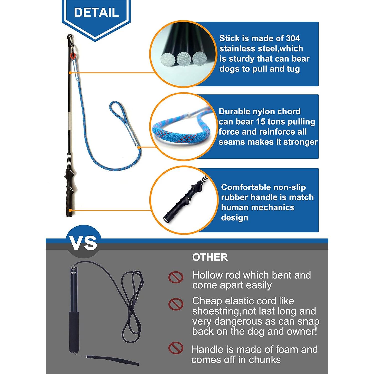 Juguete Interactivo para Perros Dewonch - Varita 89 cm