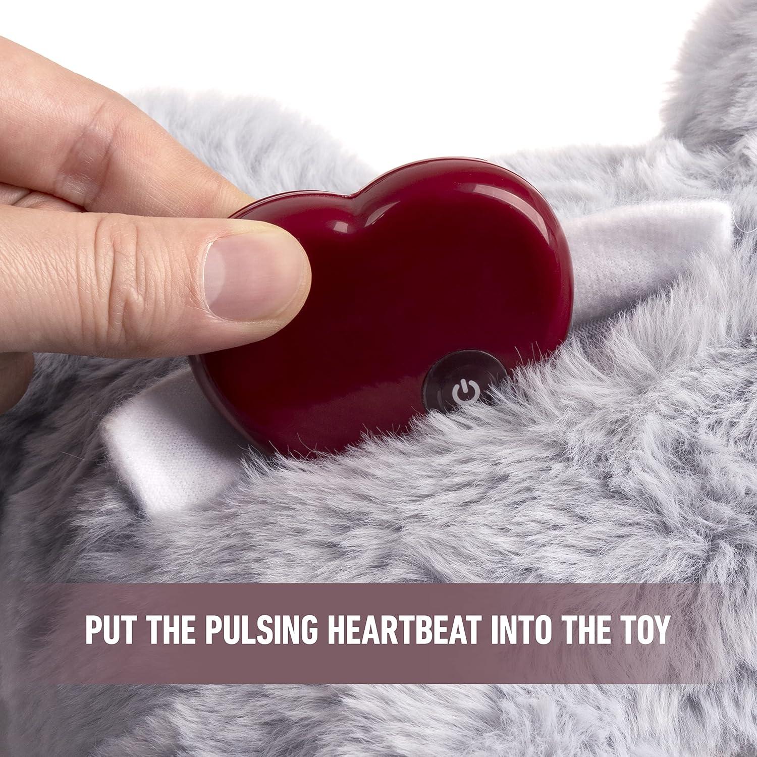 Juguete de Peluche para Perros PetPrime Conejo Gris con Latido