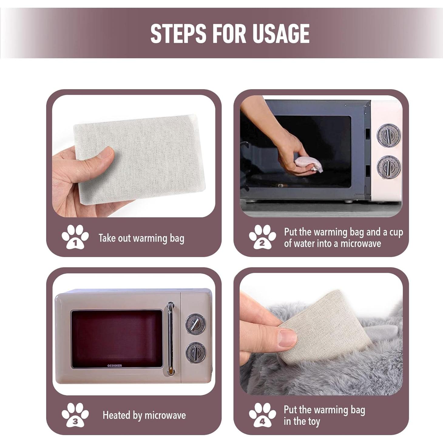 Juguete de Peluche para Perros PetPrime Conejo Gris con Latido