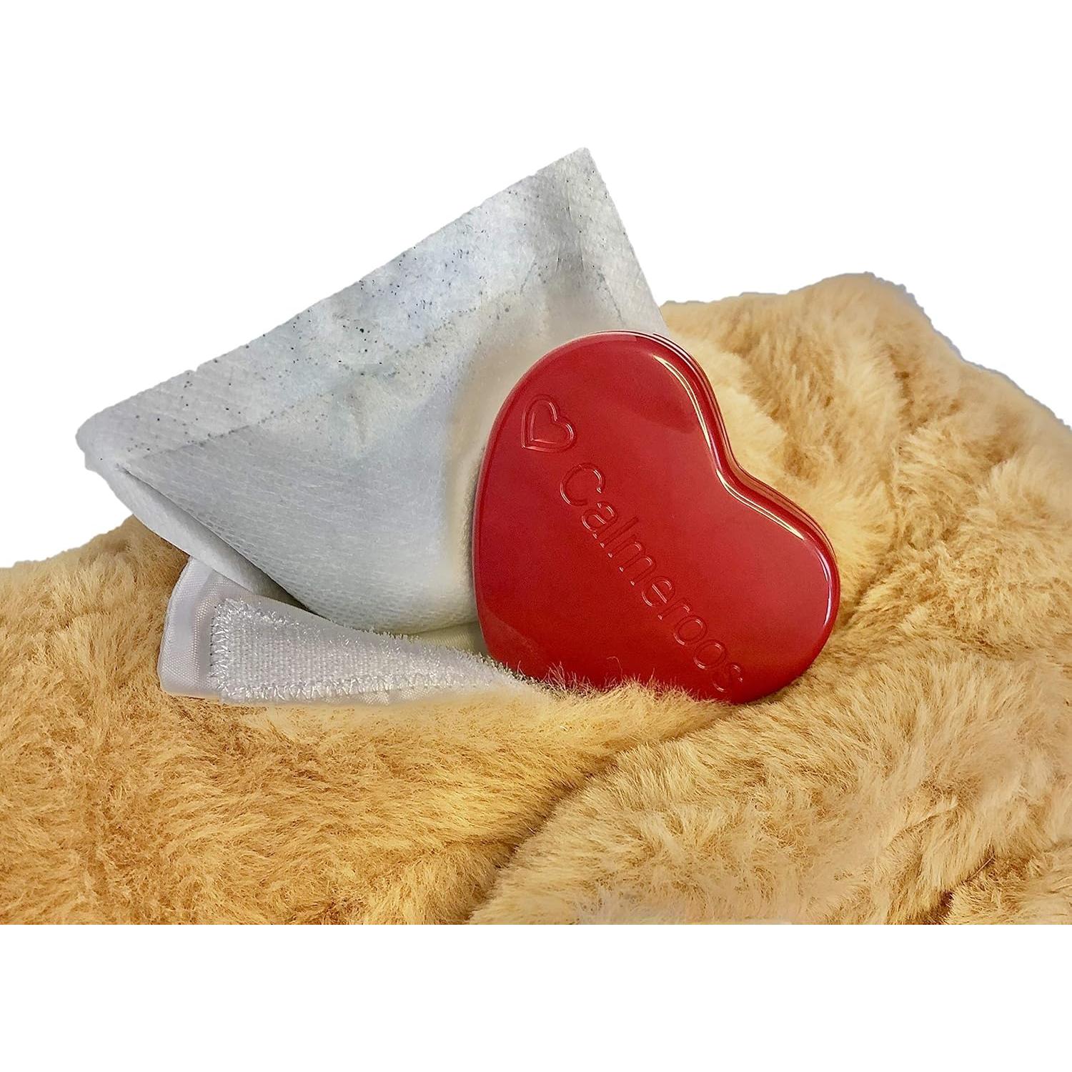 Juguete Calmeroos para Cachorros - Alivio de Ansiedad Negro y Marrón