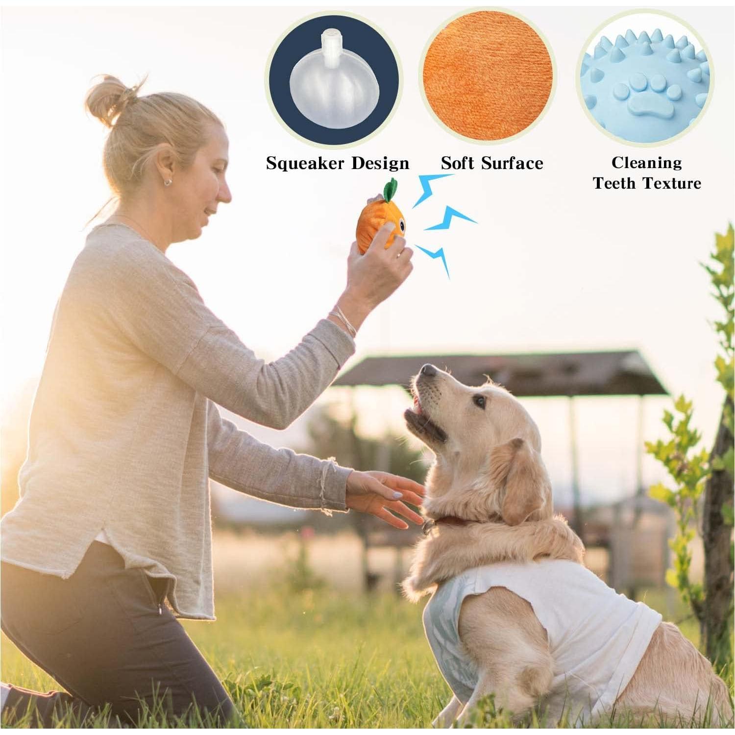 Juguete para Perros MewaJump 3-en-1 con Pelota Chirriante