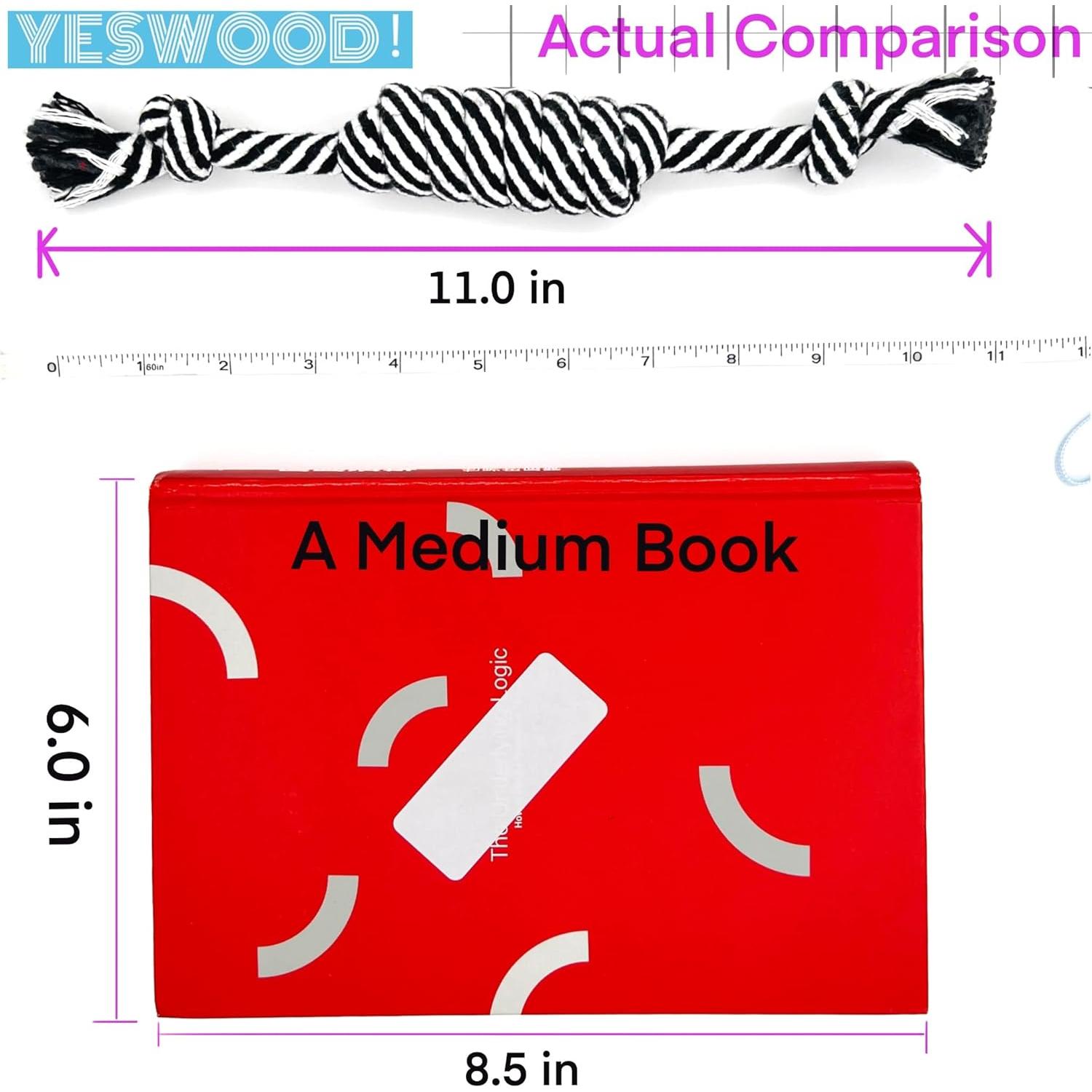 Juguetes de Cuerda para Perros YESWOOD! 4-Pack 28cm