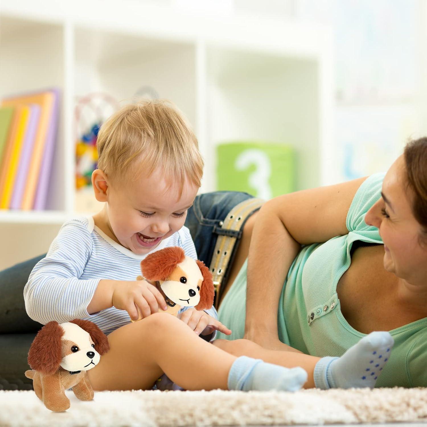 Sumind 9 Piezas Mini Perros de Peluche Suaves 12 cm