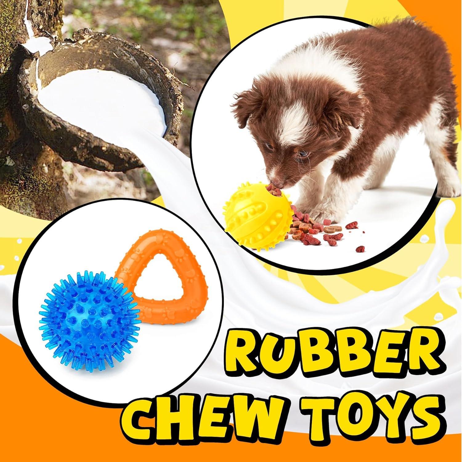 Paquete de 9 Juguetes para Cachorros Zeaxuie - Masticar y Dentición