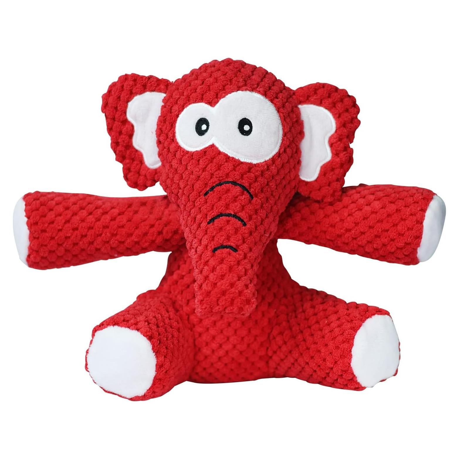 Juguete de Peluche Squeaky para Perros Bzonsmart Elefante