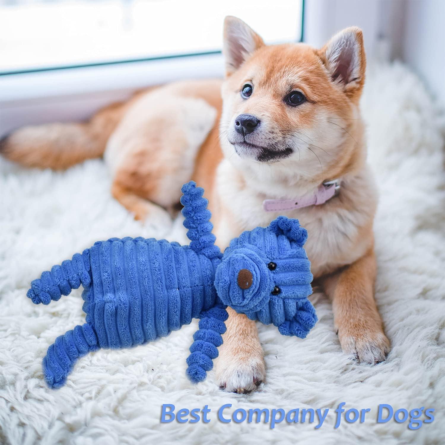 Paquete de 5 Juguetes de Peluche Squeaky LECHONG para Perros