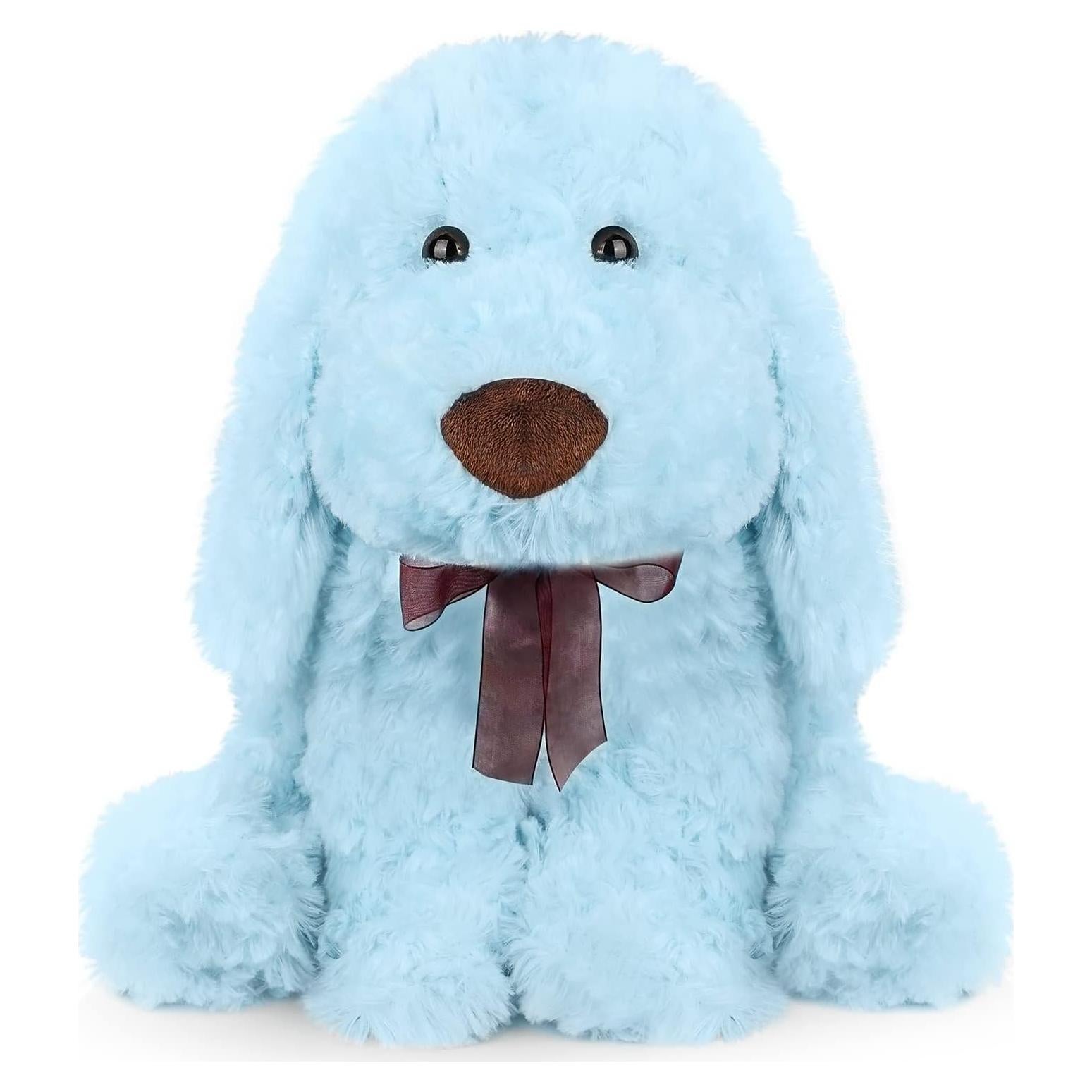 Perrito de Peluche Goldendoodle Azul 30 cm WEIGEDU