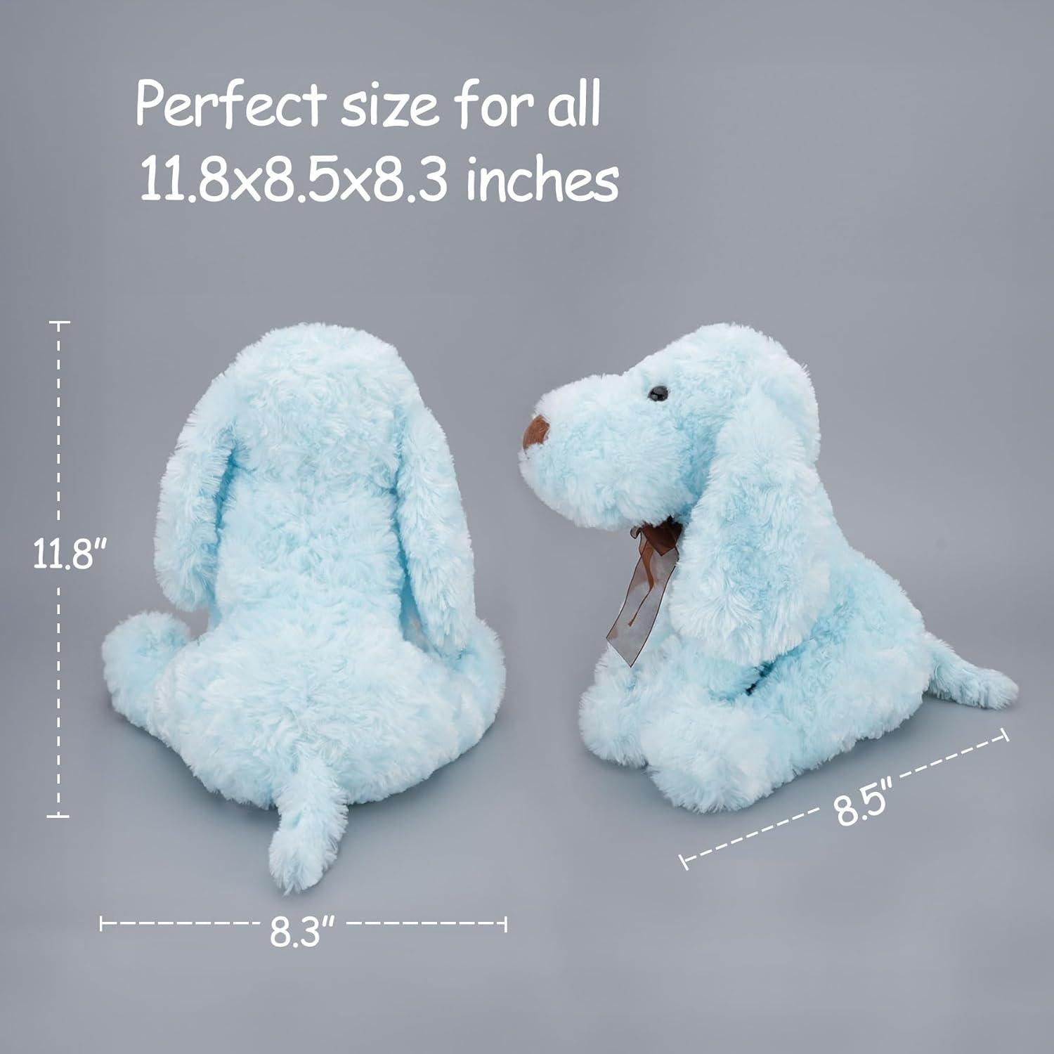 Perrito de Peluche Goldendoodle Azul 30 cm WEIGEDU