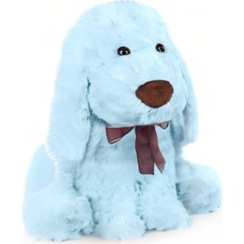 Perrito de Peluche Goldendoodle Azul 30 cm WEIGEDU