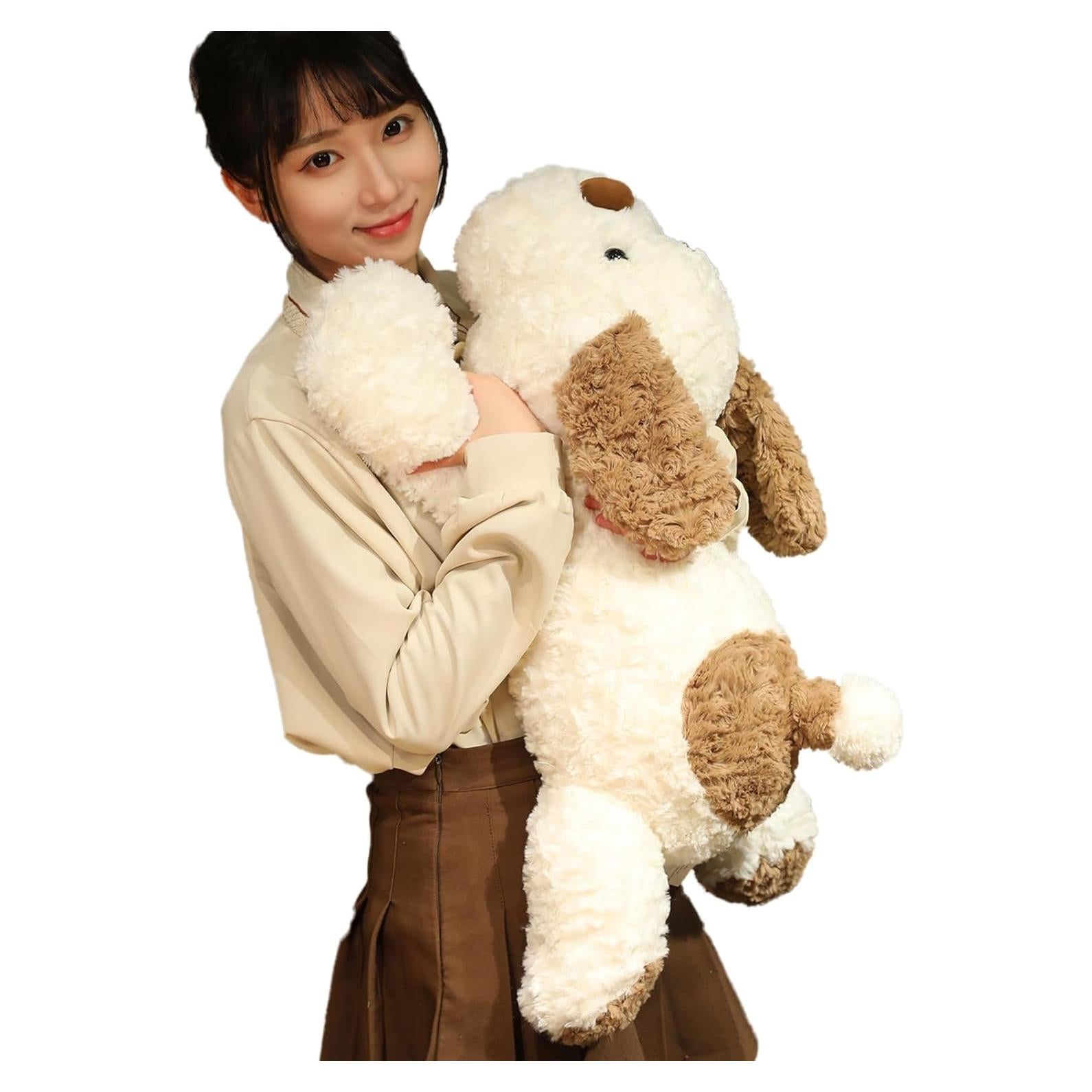 Perro de Peluche con Peso Hronsa 65 cm Marrón 2.6 kg