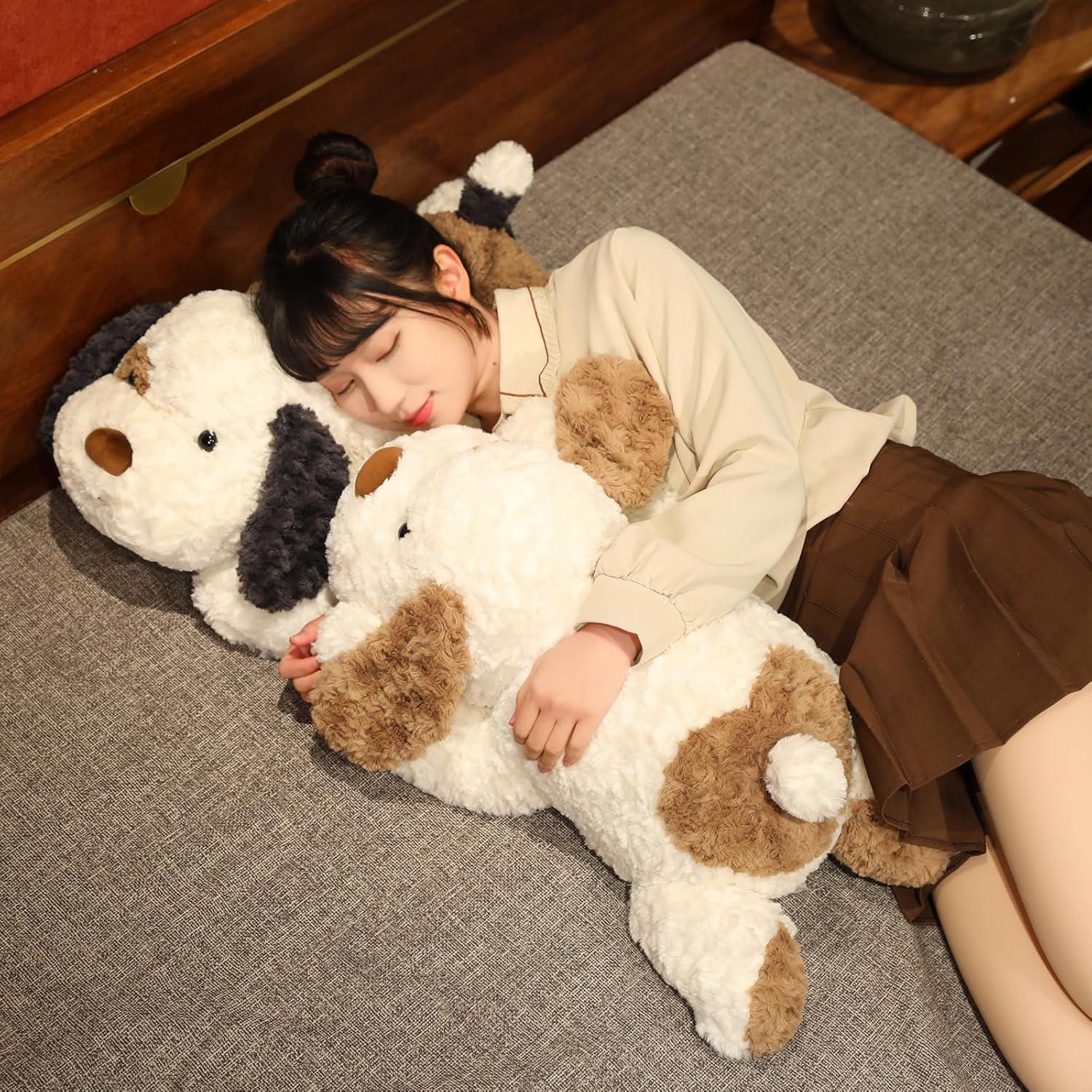 Perro de Peluche con Peso Hronsa 65 cm Marrón 2.6 kg