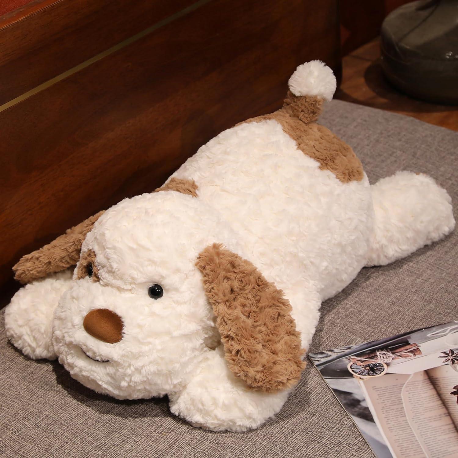 Perro de Peluche con Peso Hronsa 65 cm Marrón 2.6 kg