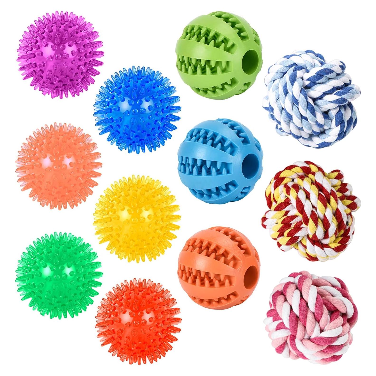 Pelotas de Juguete para Perros Pequeños Koyukuk - Paquete de 12