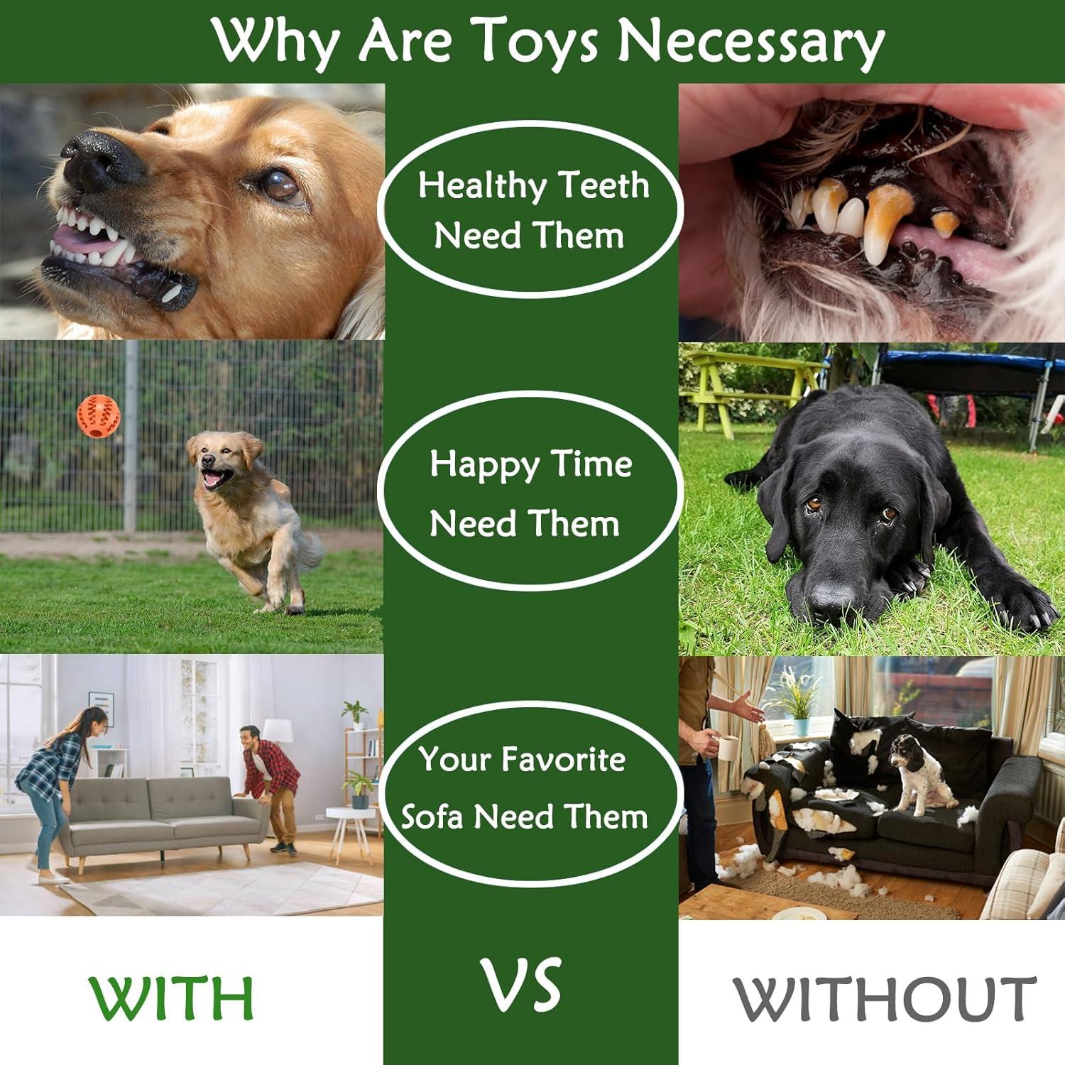 Pelotas de Juguete para Perros Pequeños Koyukuk - Paquete de 12