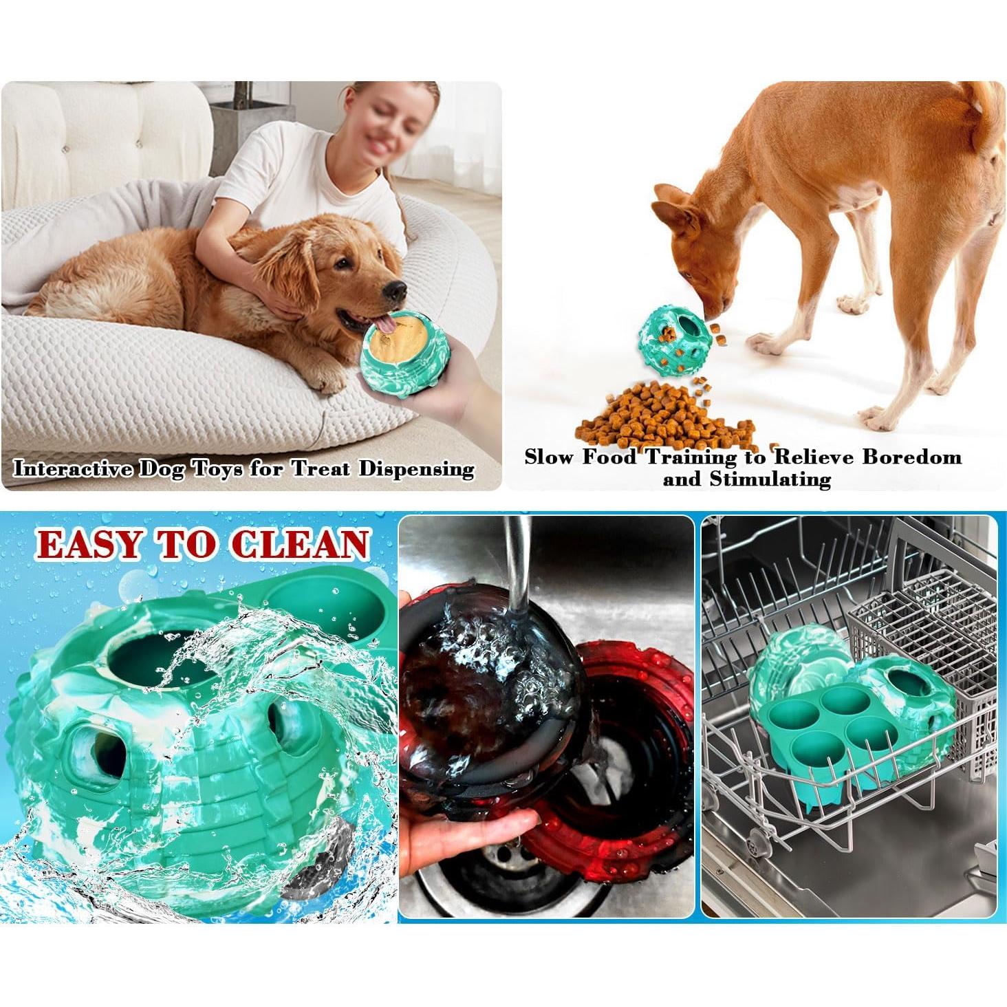 Juguete Interactivo para Perros XHX Mediano Verde y Blanco