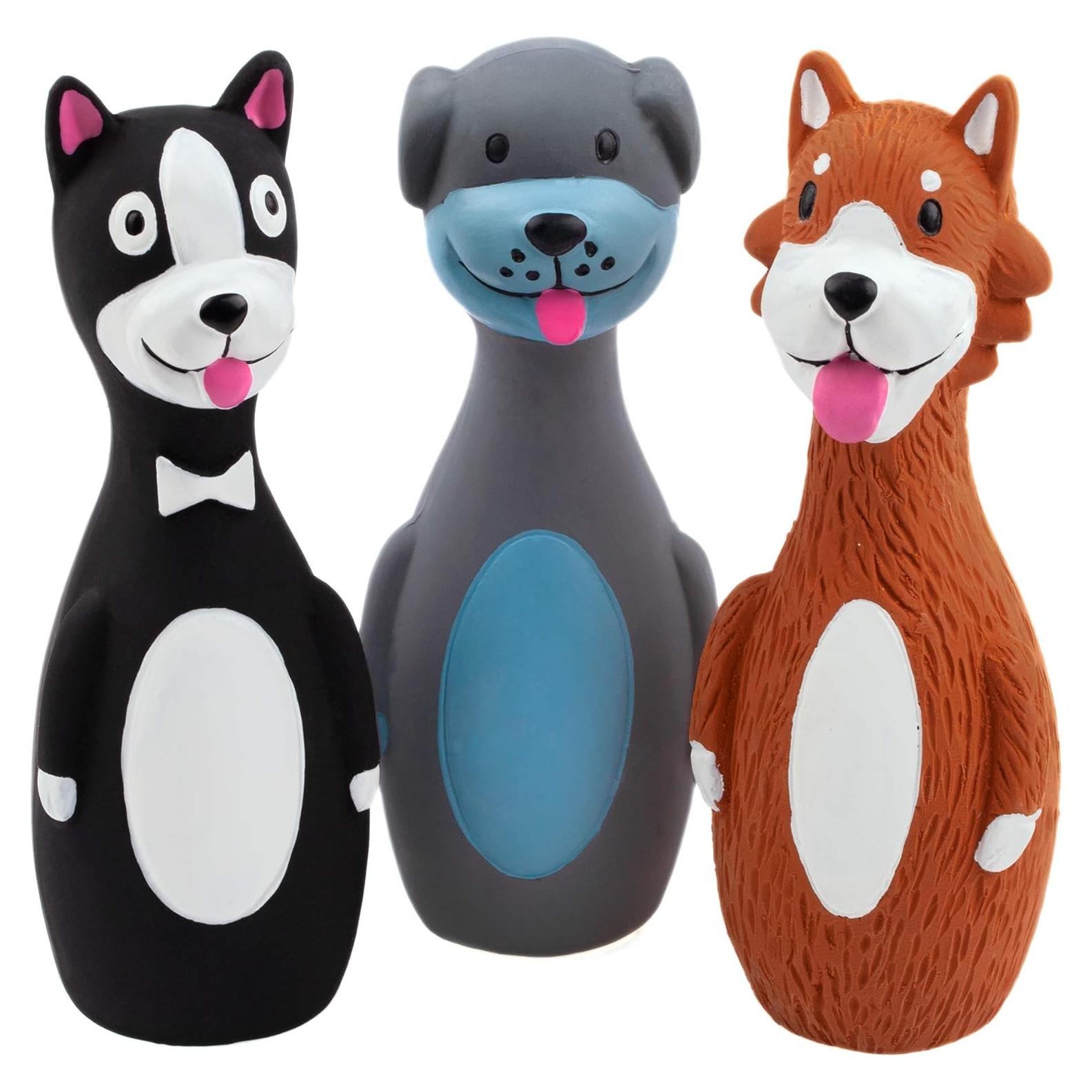 Juguetes de Perro de Láttex Chiwava - Paquete de 3 Interactivos