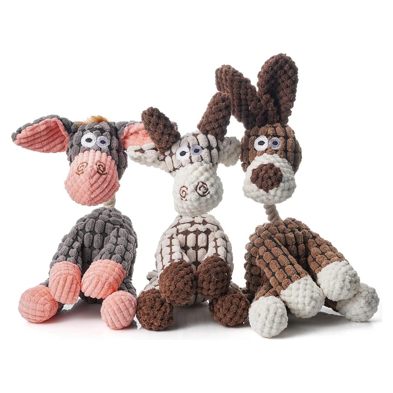 Paquete de 3 Juguetes de Peluche para Perros Matrix Direct