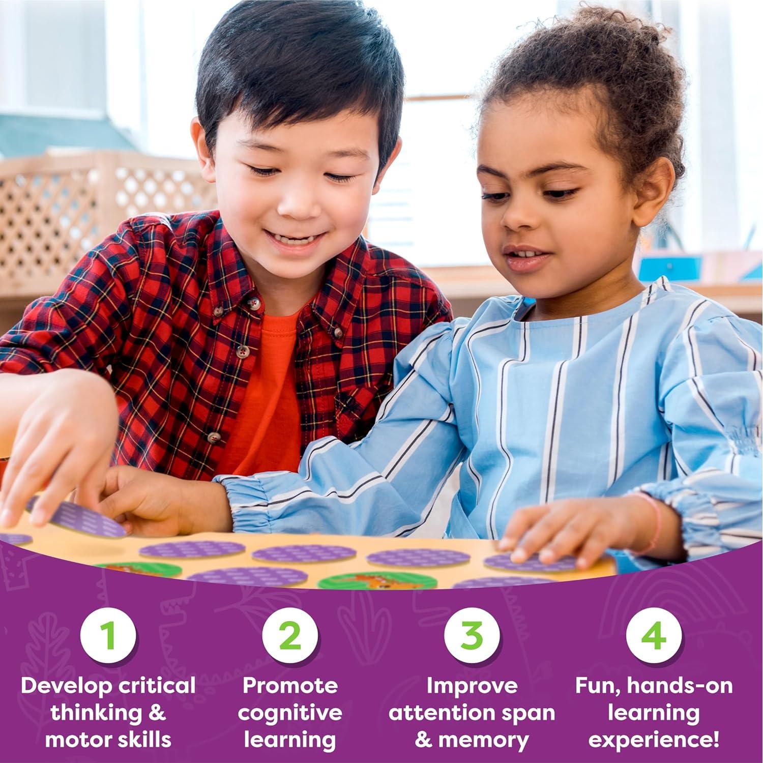 Juego de Memoria Dinosaurios Momo & Nashi 32 Piezas