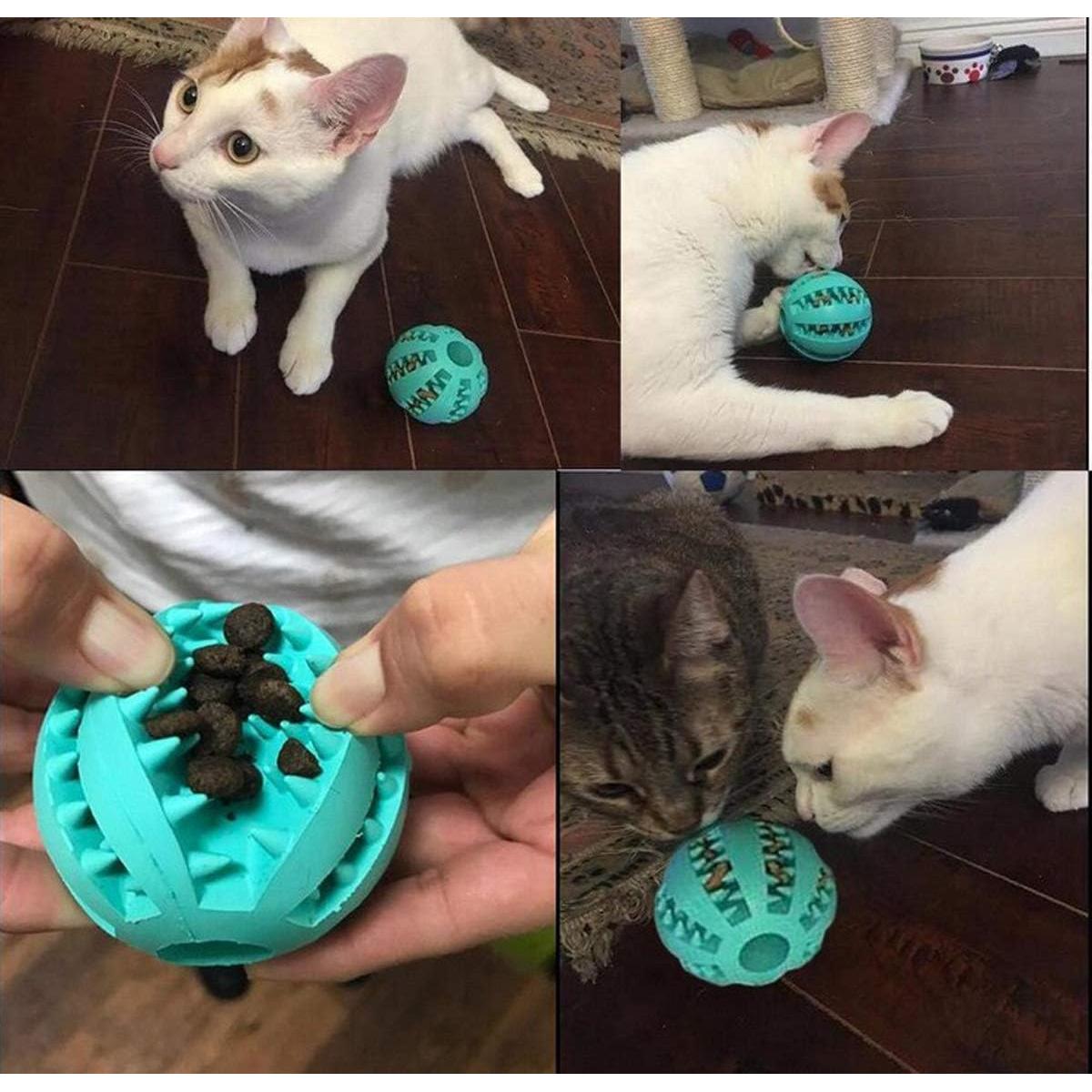 Bolas de Masticar para Perros Sunglow - 2 Unidades, 5 cm, No Tóxicas