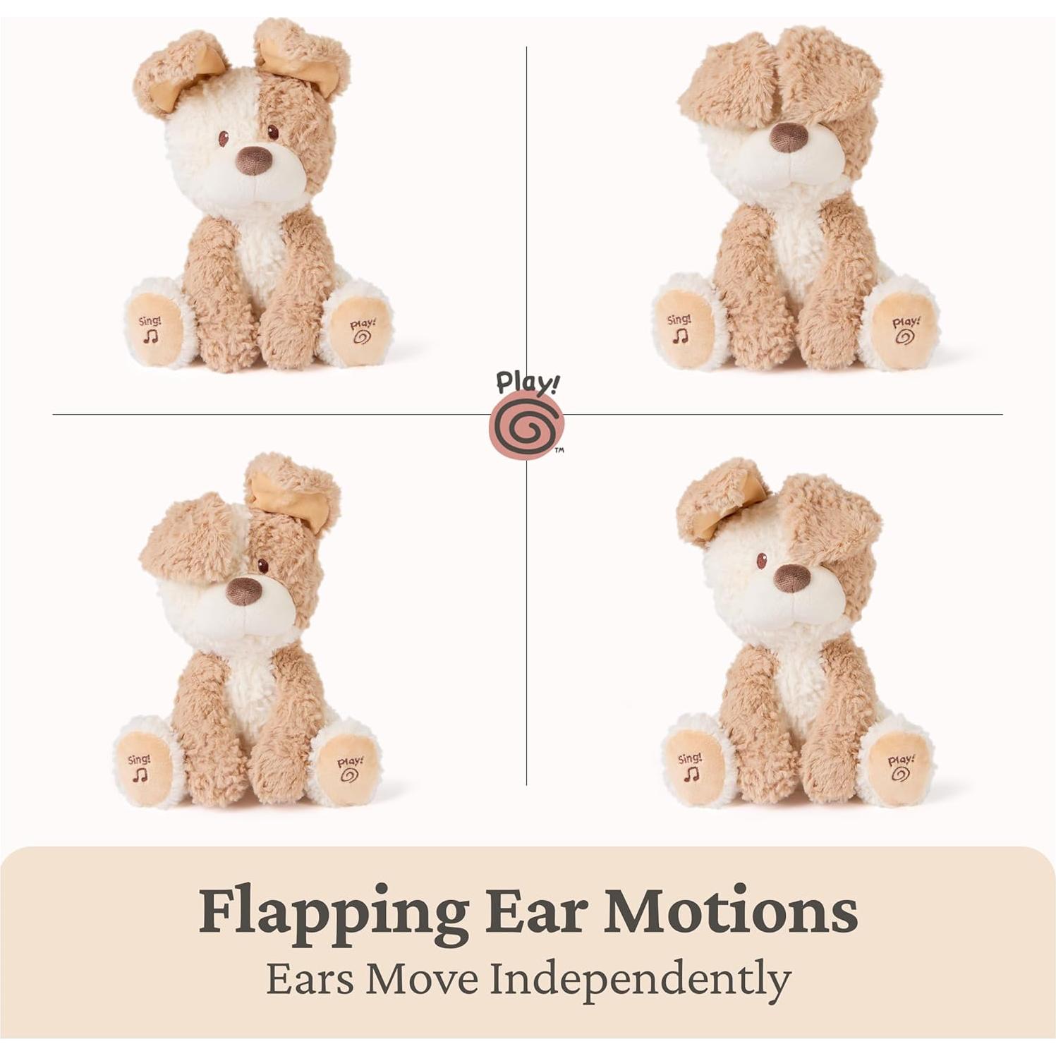 GUND Baby Peeki Perrito Animado de Peluche 30.48 cm