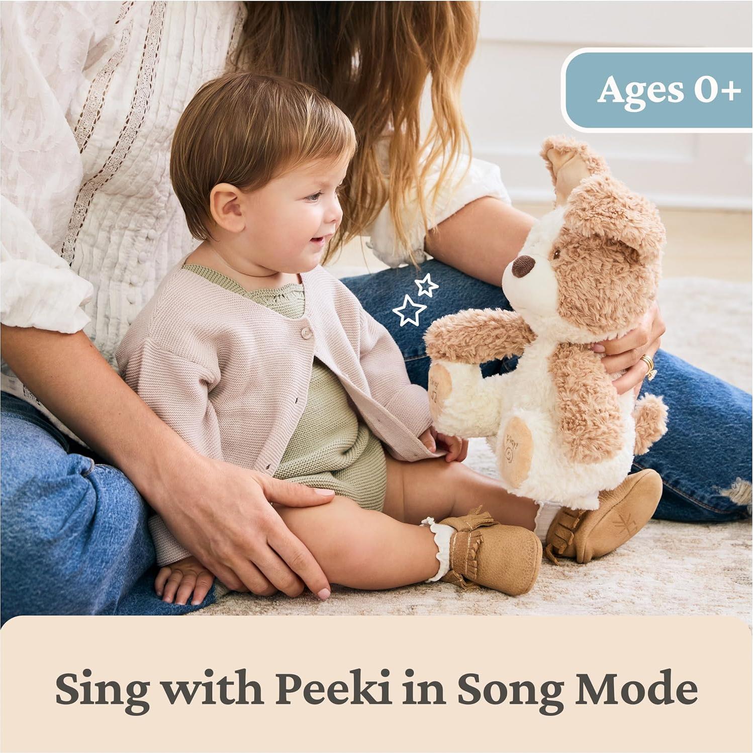 GUND Baby Peeki Perrito Animado de Peluche 30.48 cm