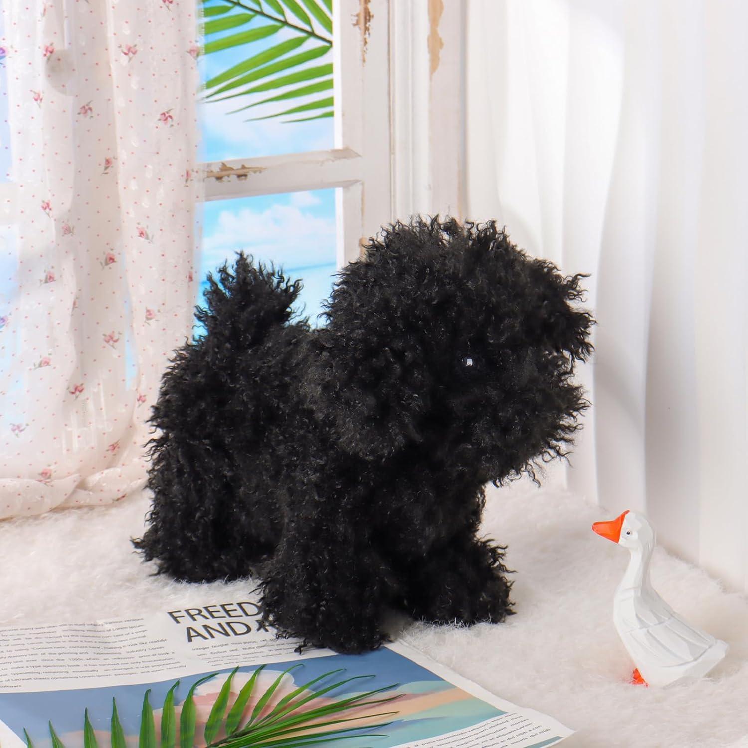 Peluche Poodle Negro Apricot Lamb 21 cm para Niños