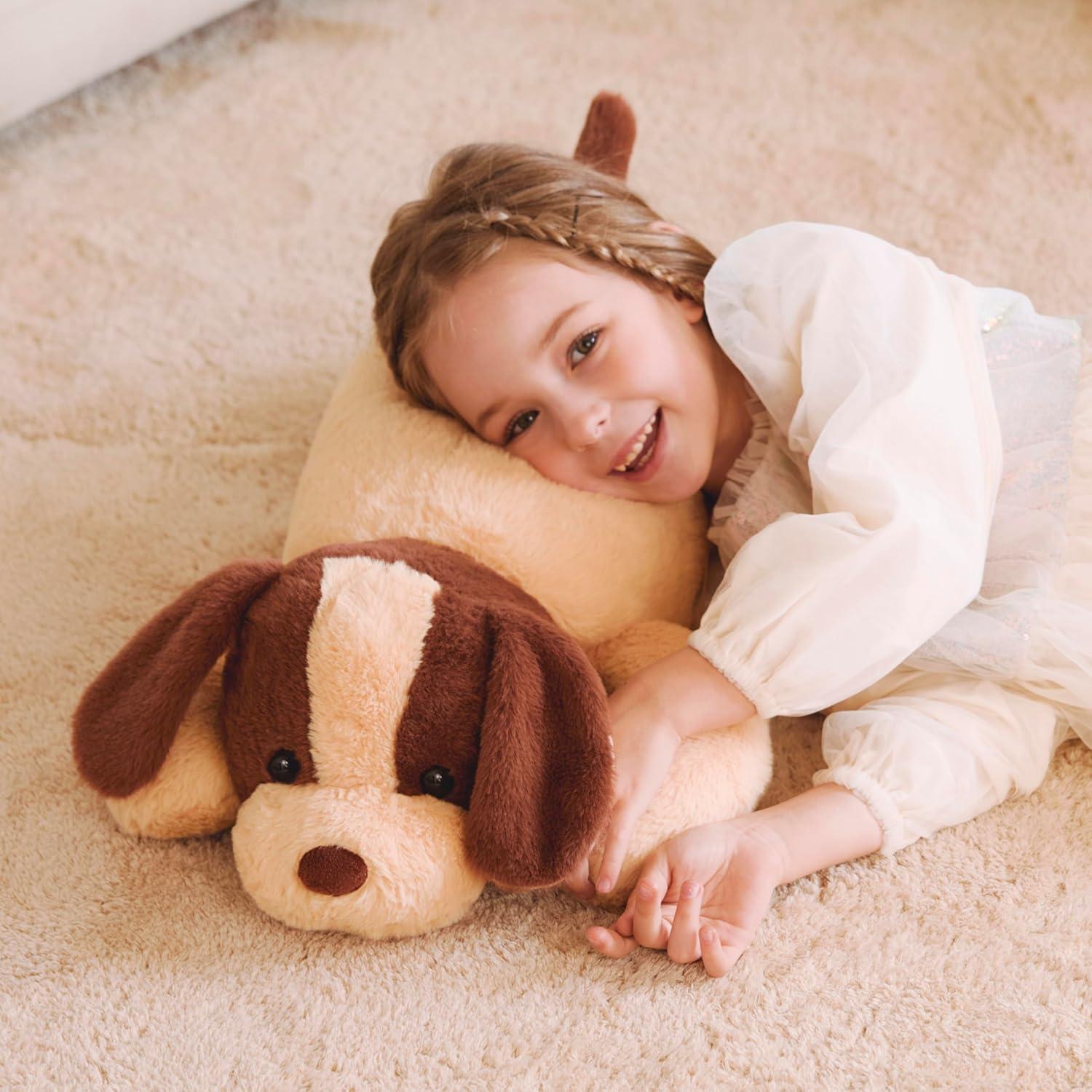 Perro de Peluche Gigante IKASA 69.85 cm 2.27 kg Marrón Claro