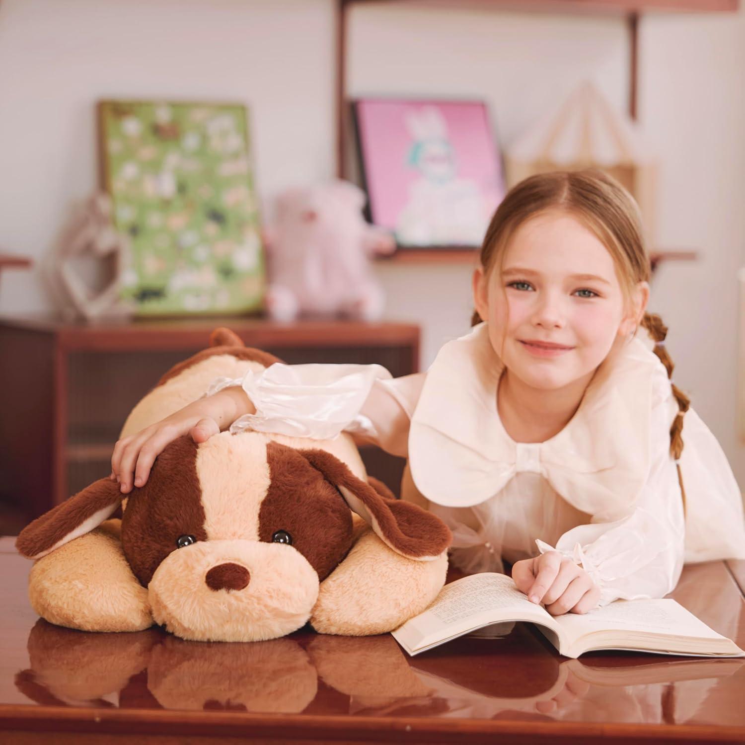 Perro de Peluche Gigante IKASA 69.85 cm 2.27 kg Marrón Claro